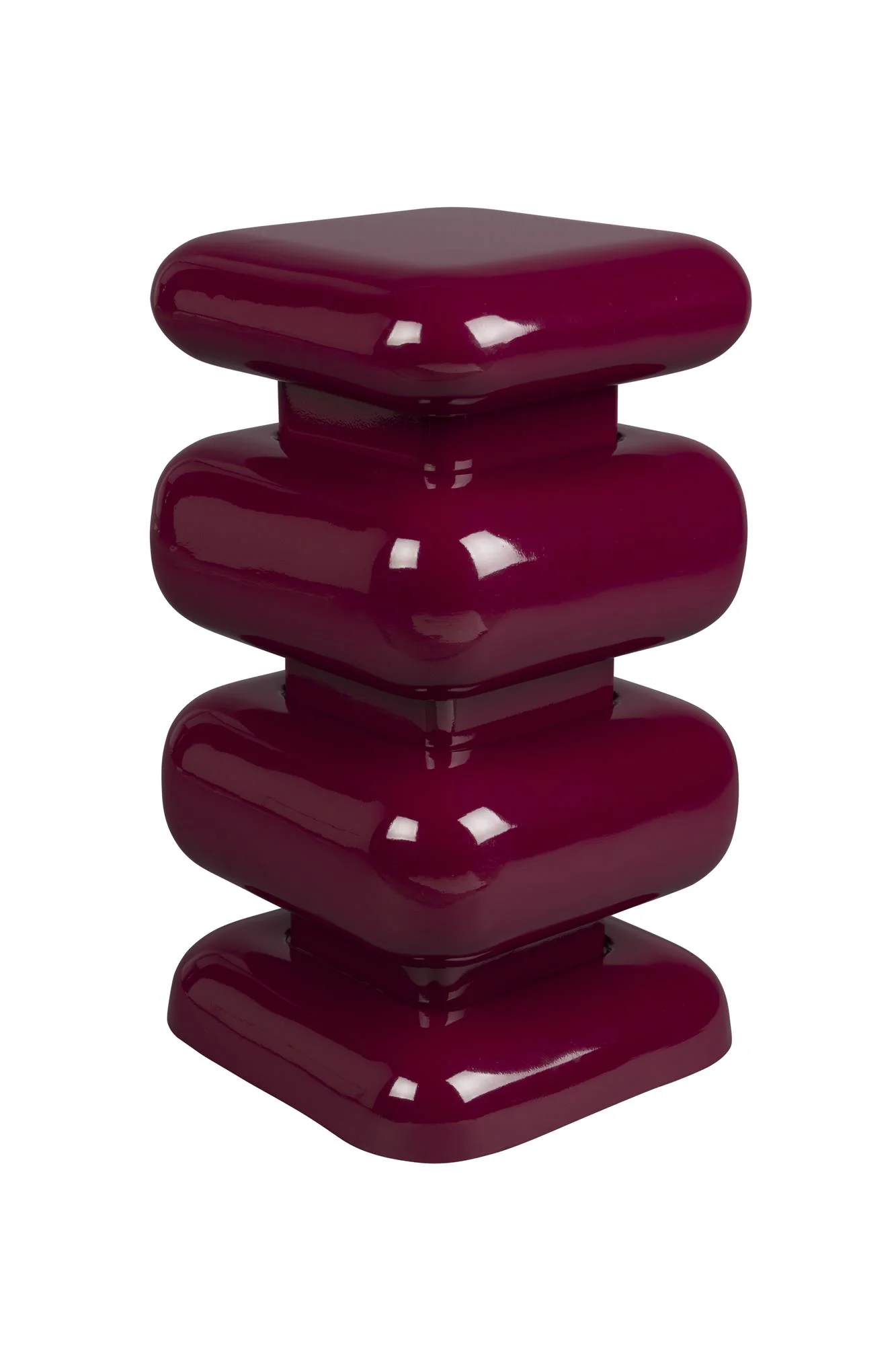 Stolik boczny STUBBY bordowy - Image 6