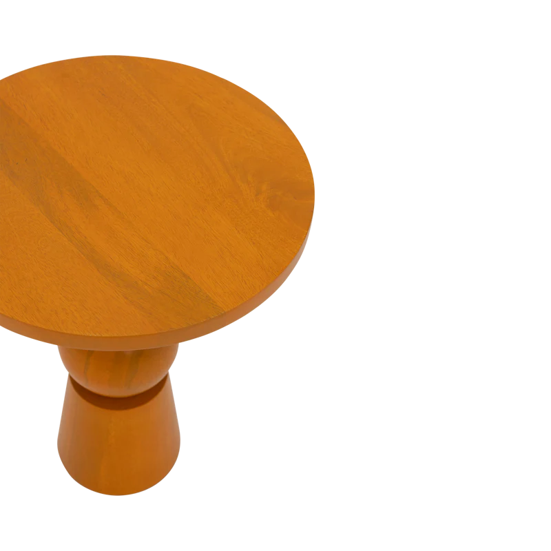 Stolik boczny TEKO pomarańczowe drewno mango - Image 4