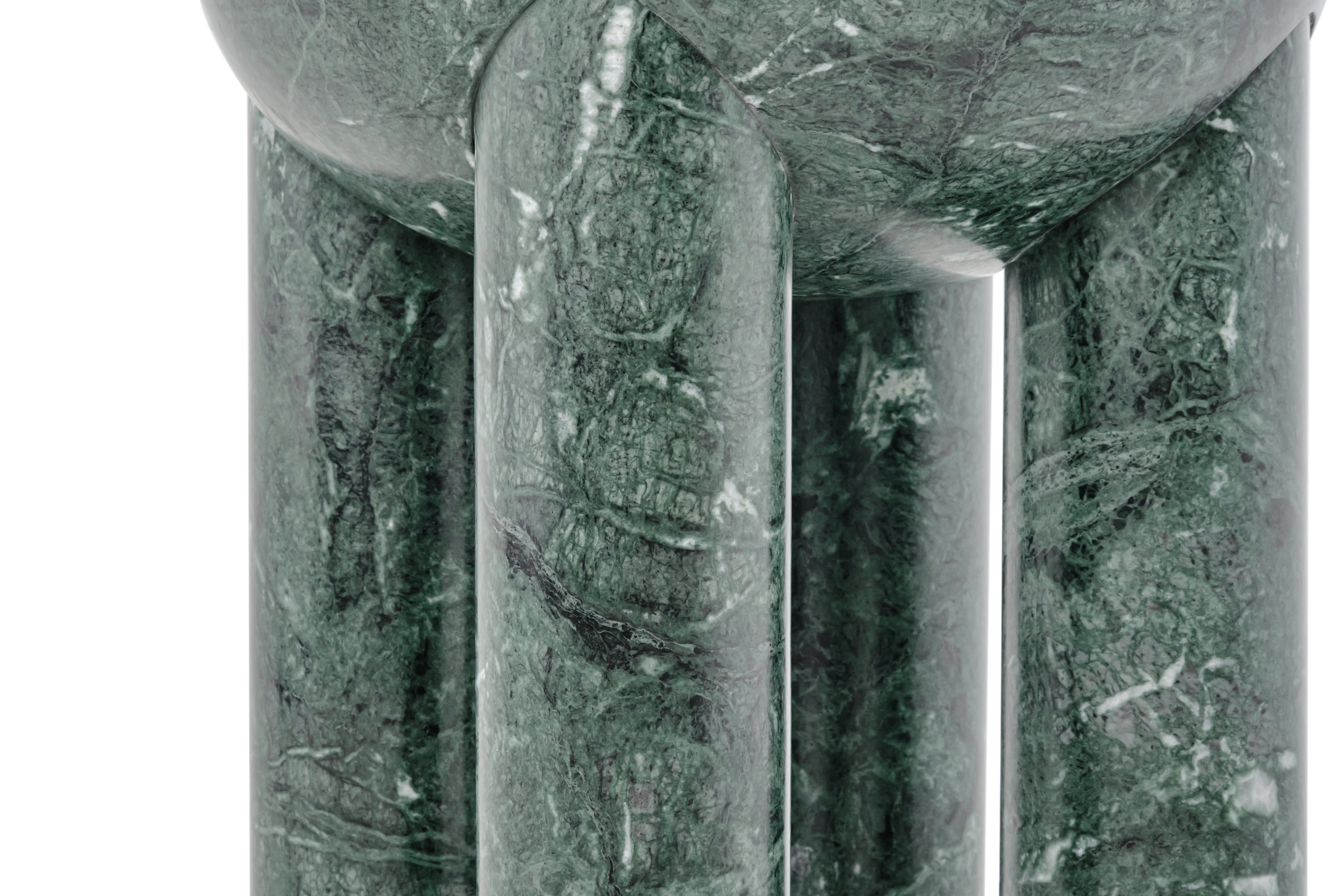 Stolik kawowy FREYJA 3 - NUMBERED EDITION zielony marmur - Image 8