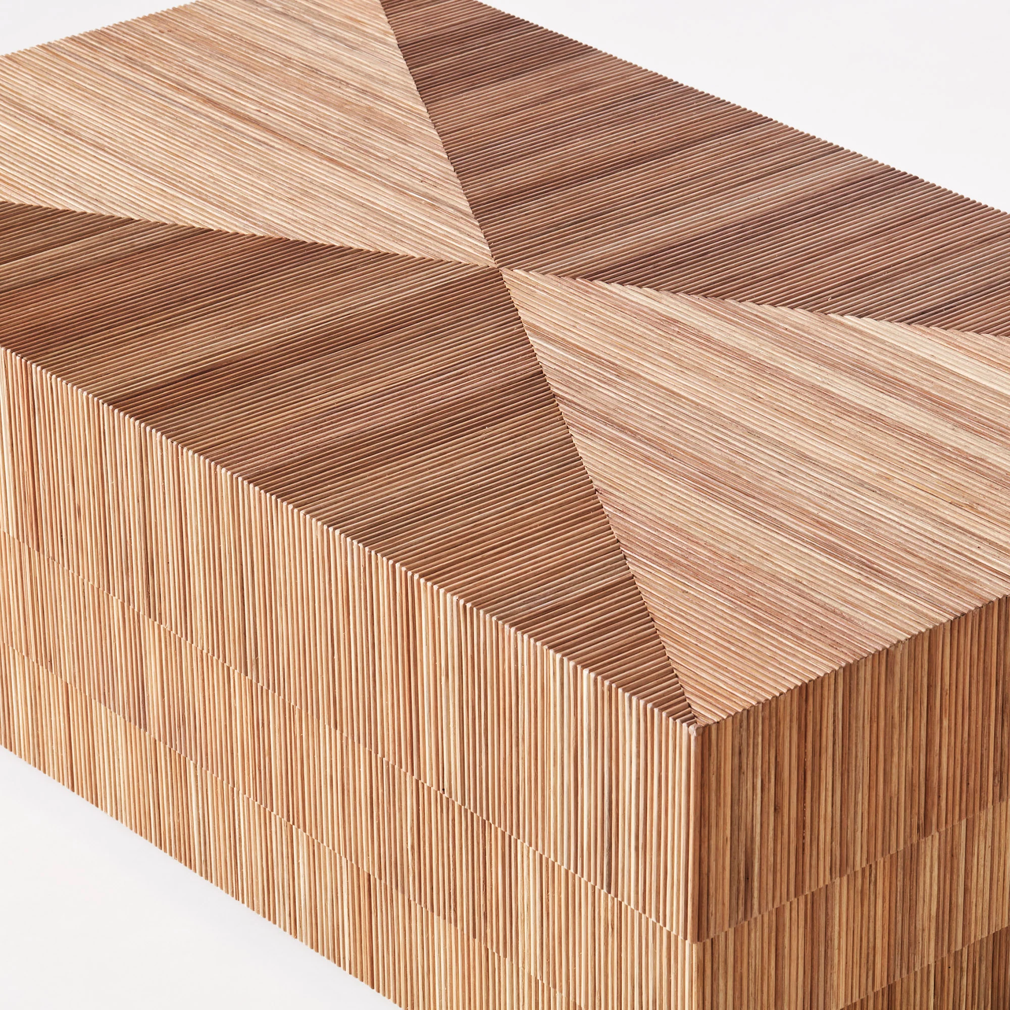 Stolik kawowy MIKADO rattan - Image 3