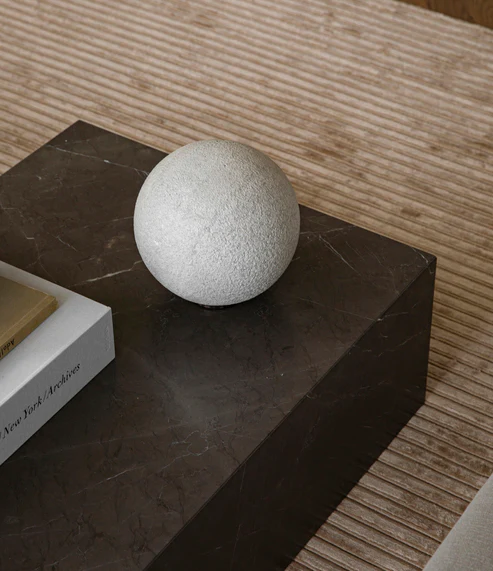 Stolik kawowy PLINTH biały marmur - Image 17