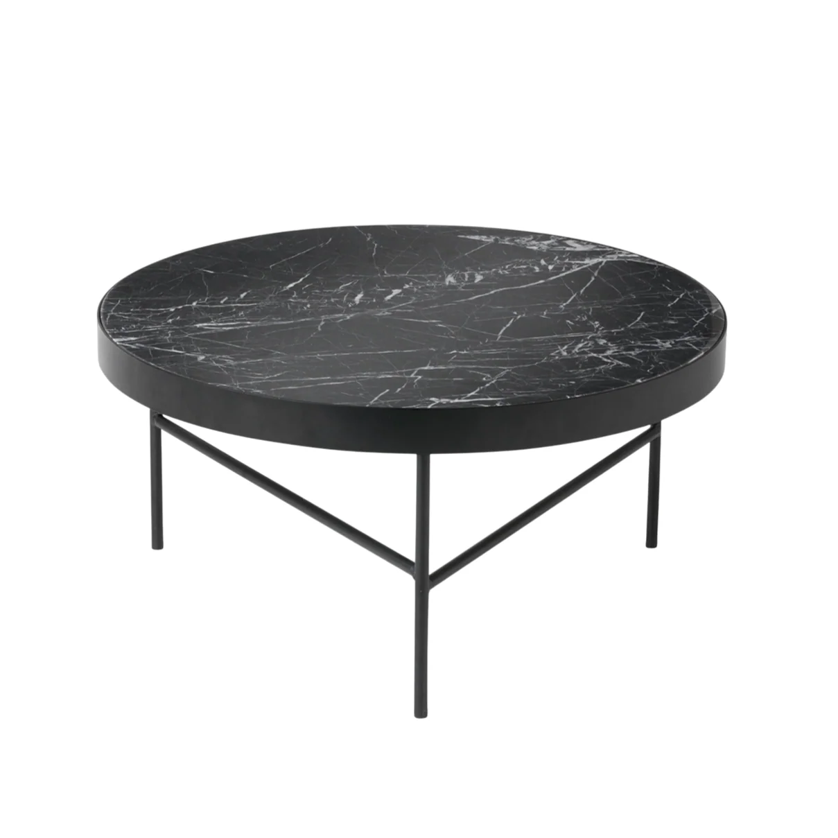 Stolik MARBLE TABLE czarny marmur