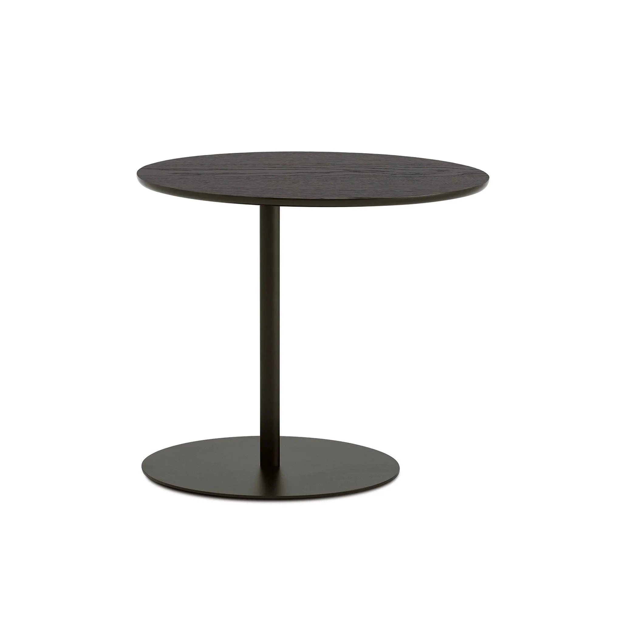 Stolik NATO OVAL fornir z czarną podstawą - Image 4