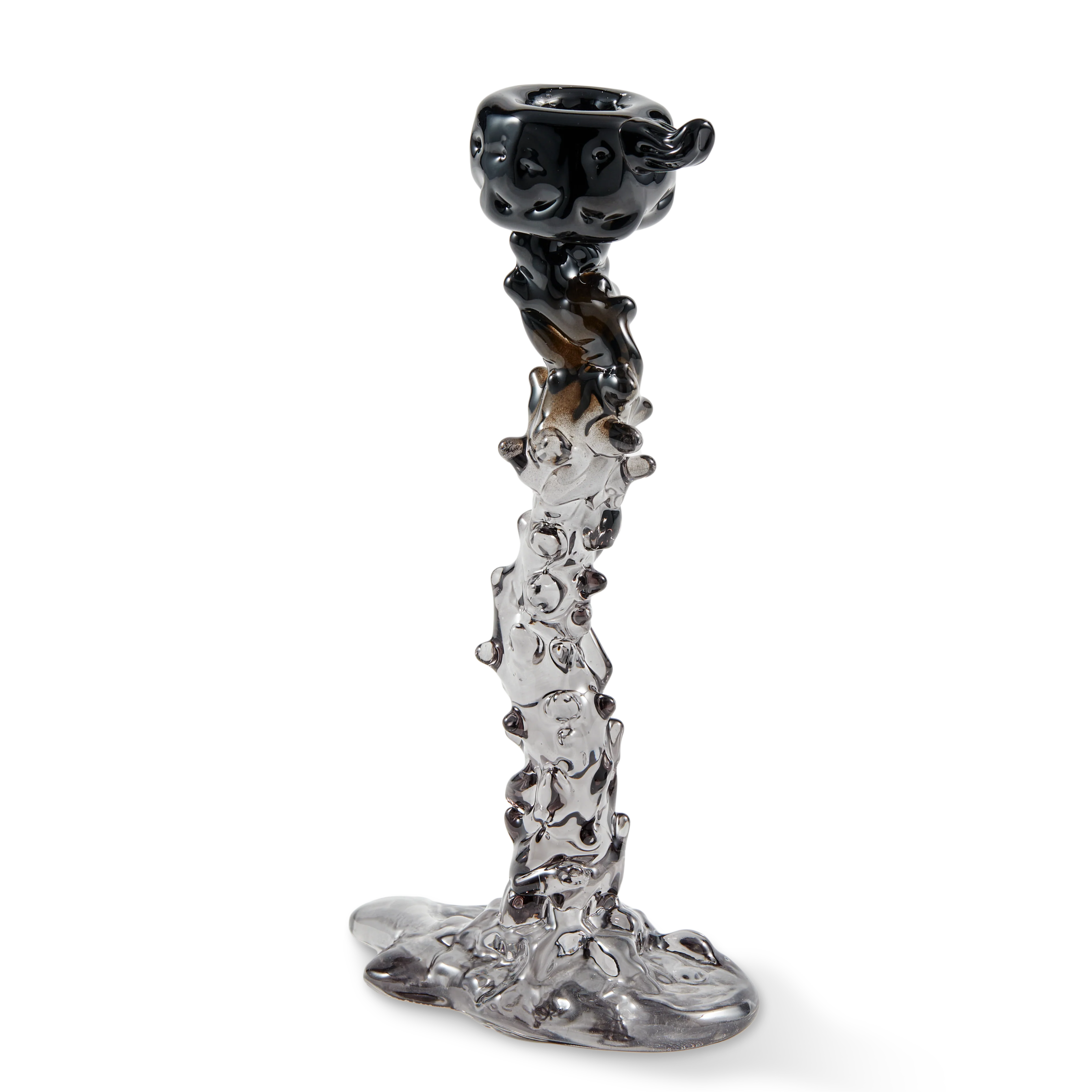Świecznik GLASS DRIP czarny - Image 2