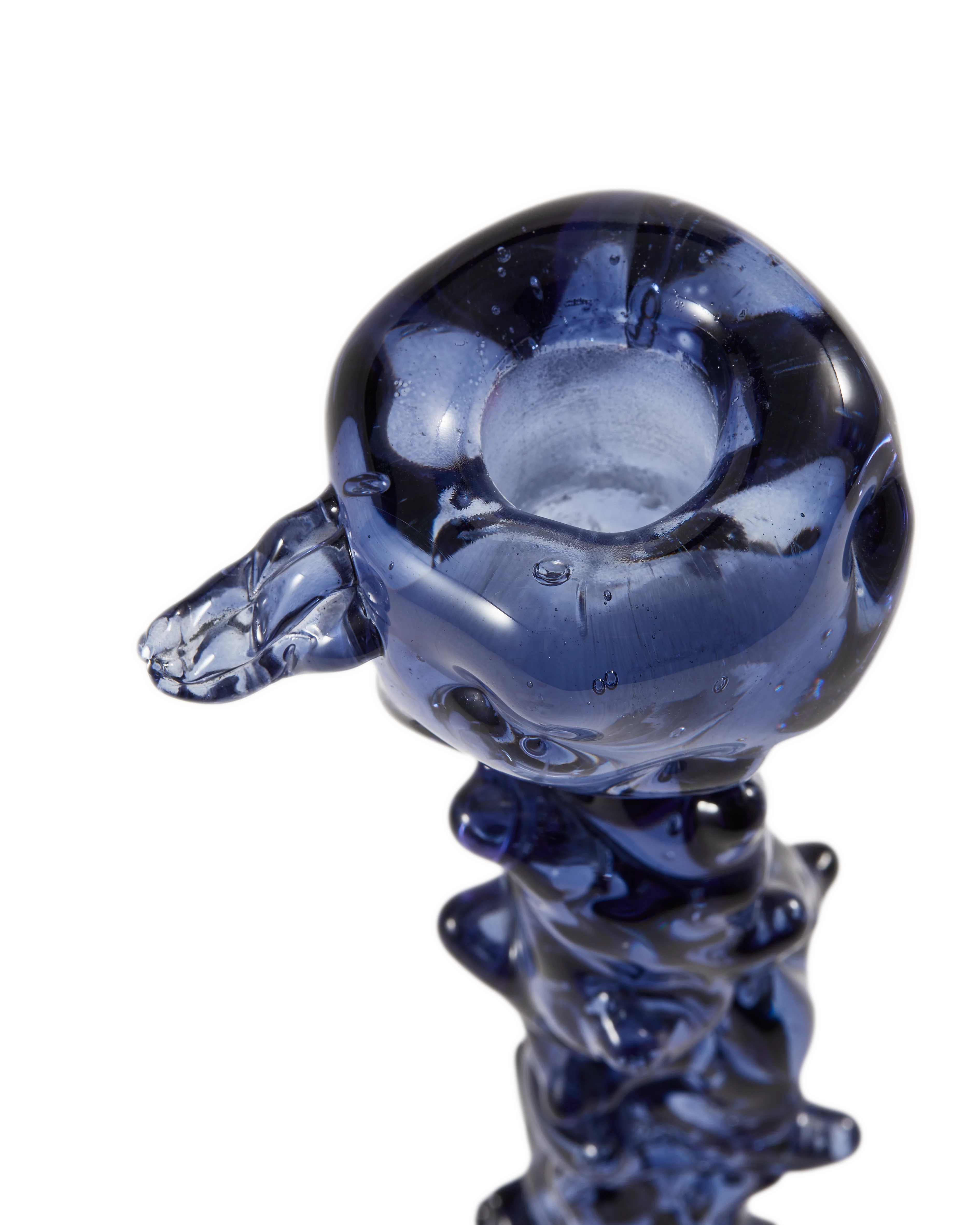 Świecznik GLASS DRIP niebieski - Image 6