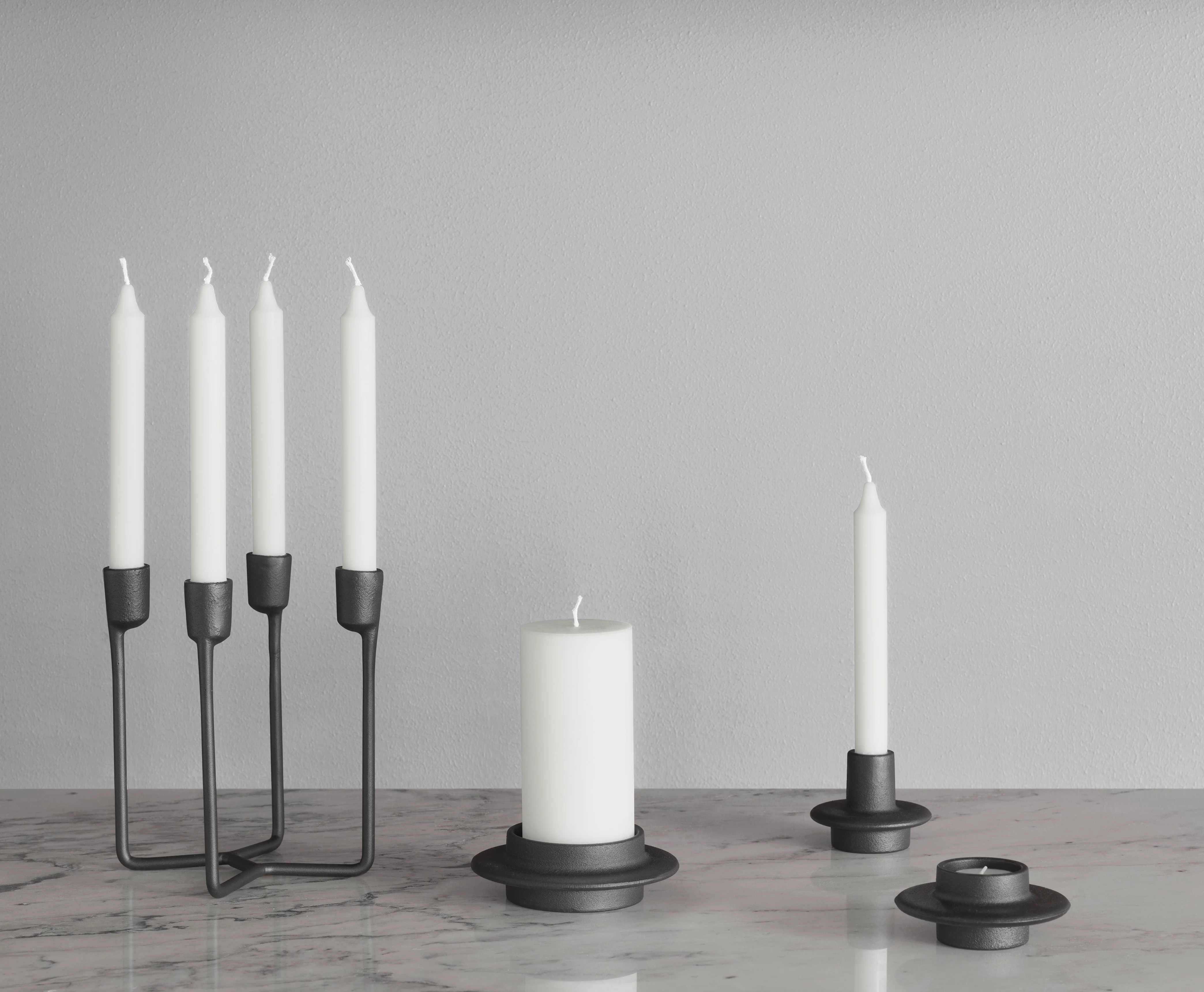 Świecznik HEIMA BLOCK CANDLE czarne żeliwo - Image 7