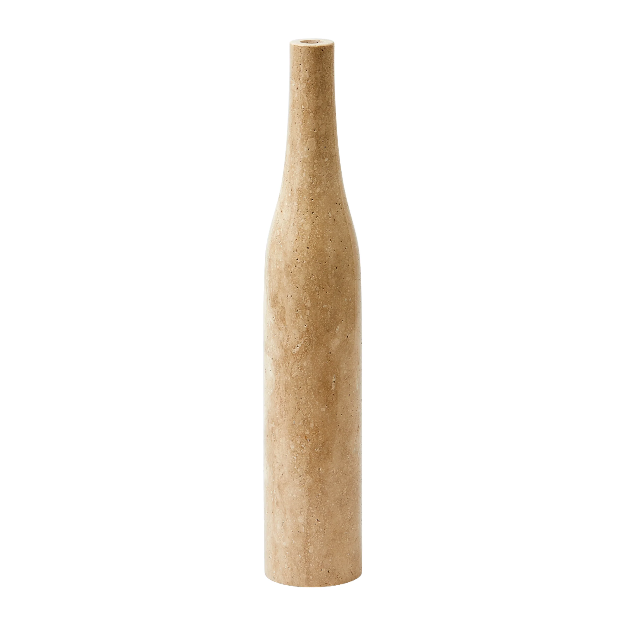 Świecznik HERITAGE BOTTLE beżowy trawertyn - Image 3