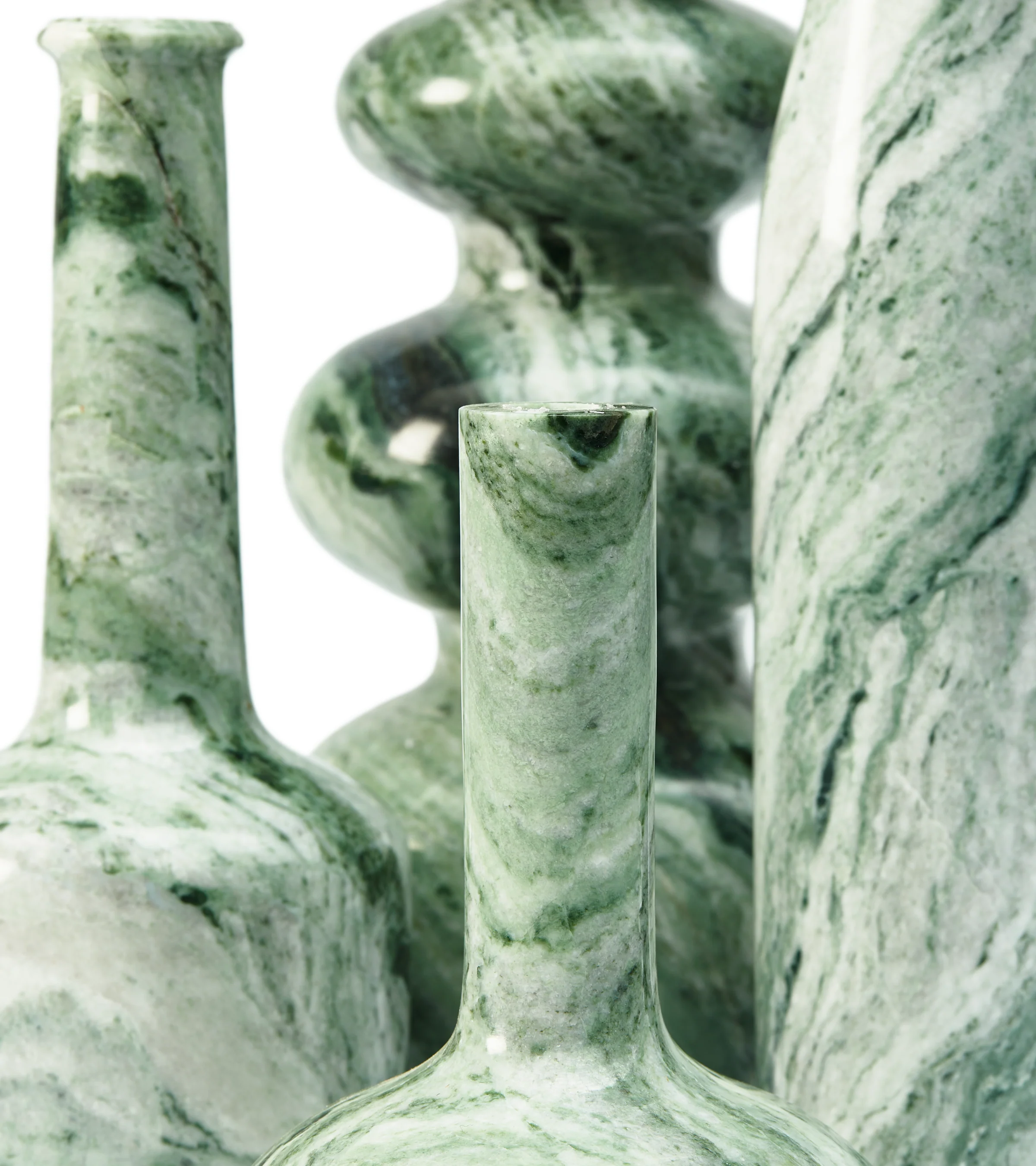Świecznik HERITAGE BOTTLE ciemnozielony marmur - Image 4