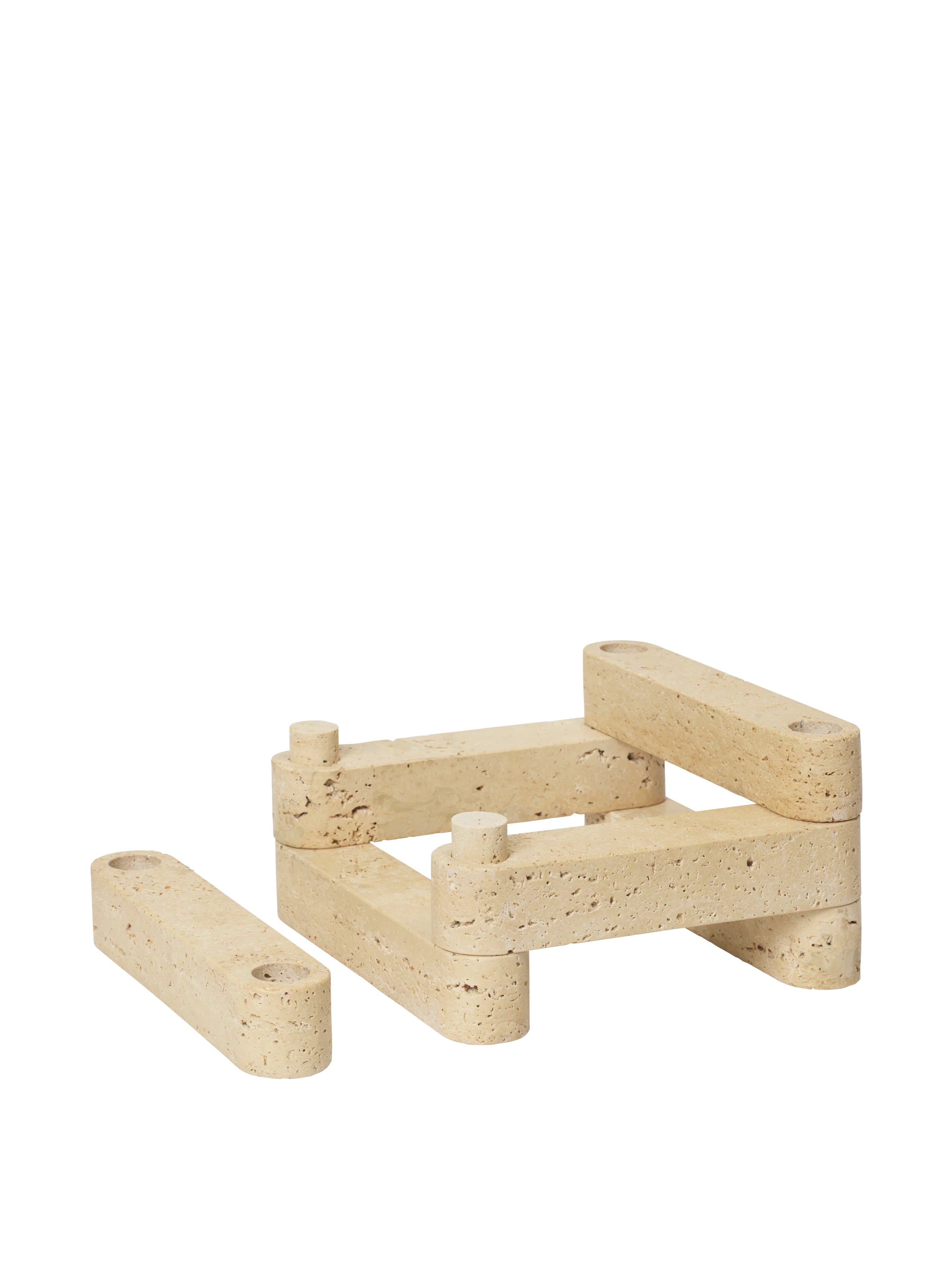 Świecznik modułowy NEWEL trawertyn - Image 8