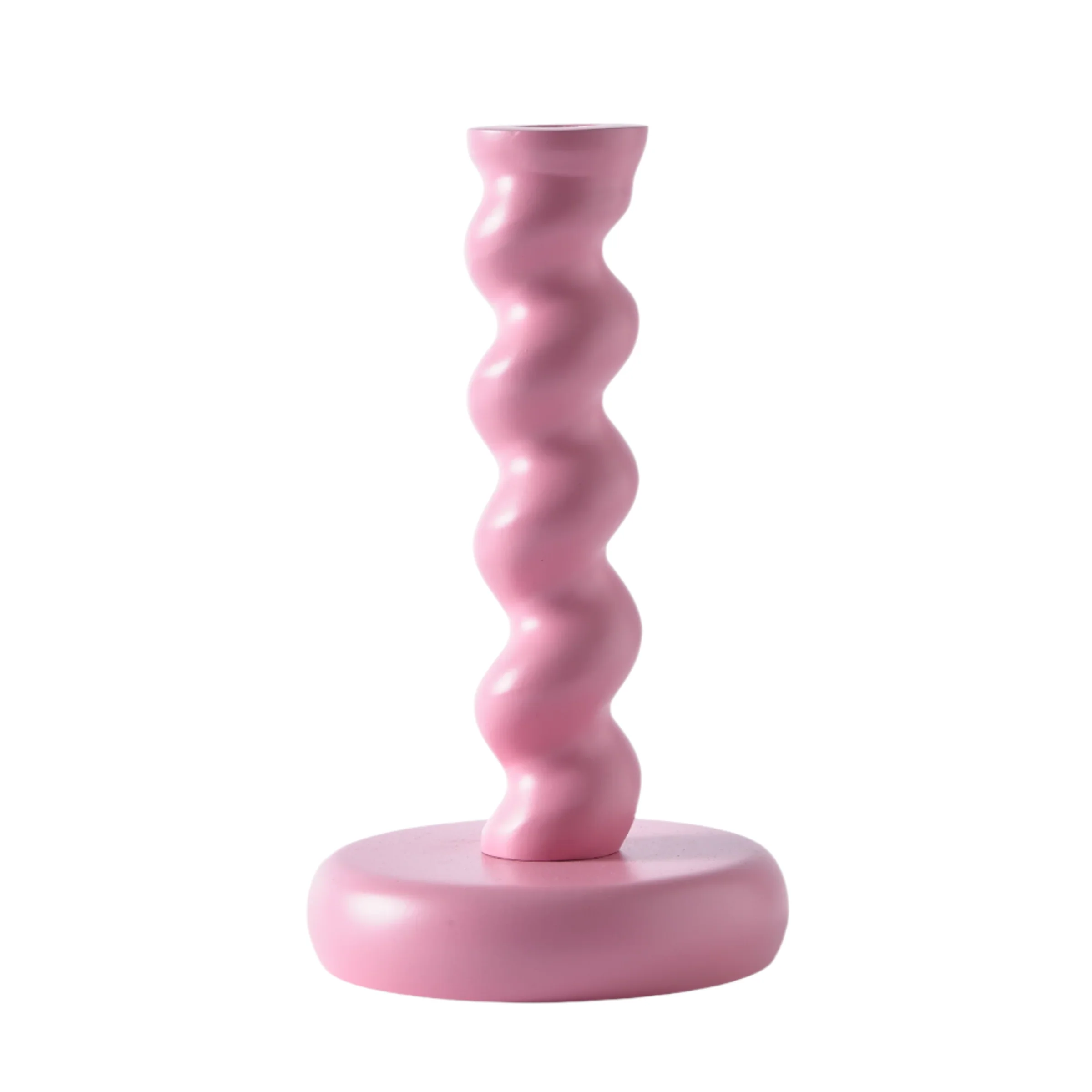 Świecznik TWISTER różowy - Image 3
