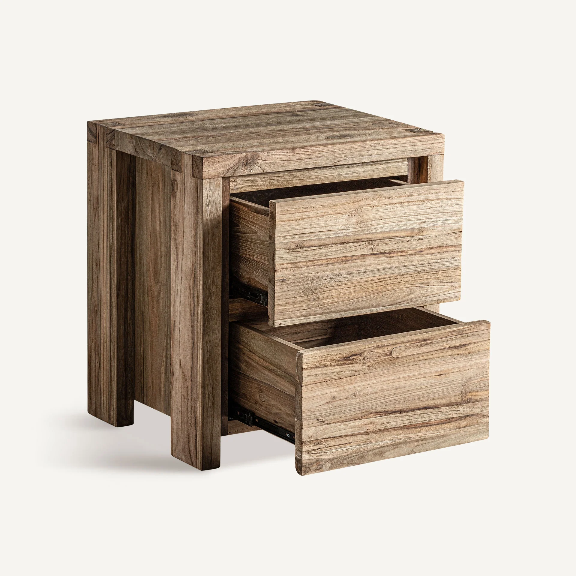 Szafka nocna LUX drewno z recyklingu - Image 4