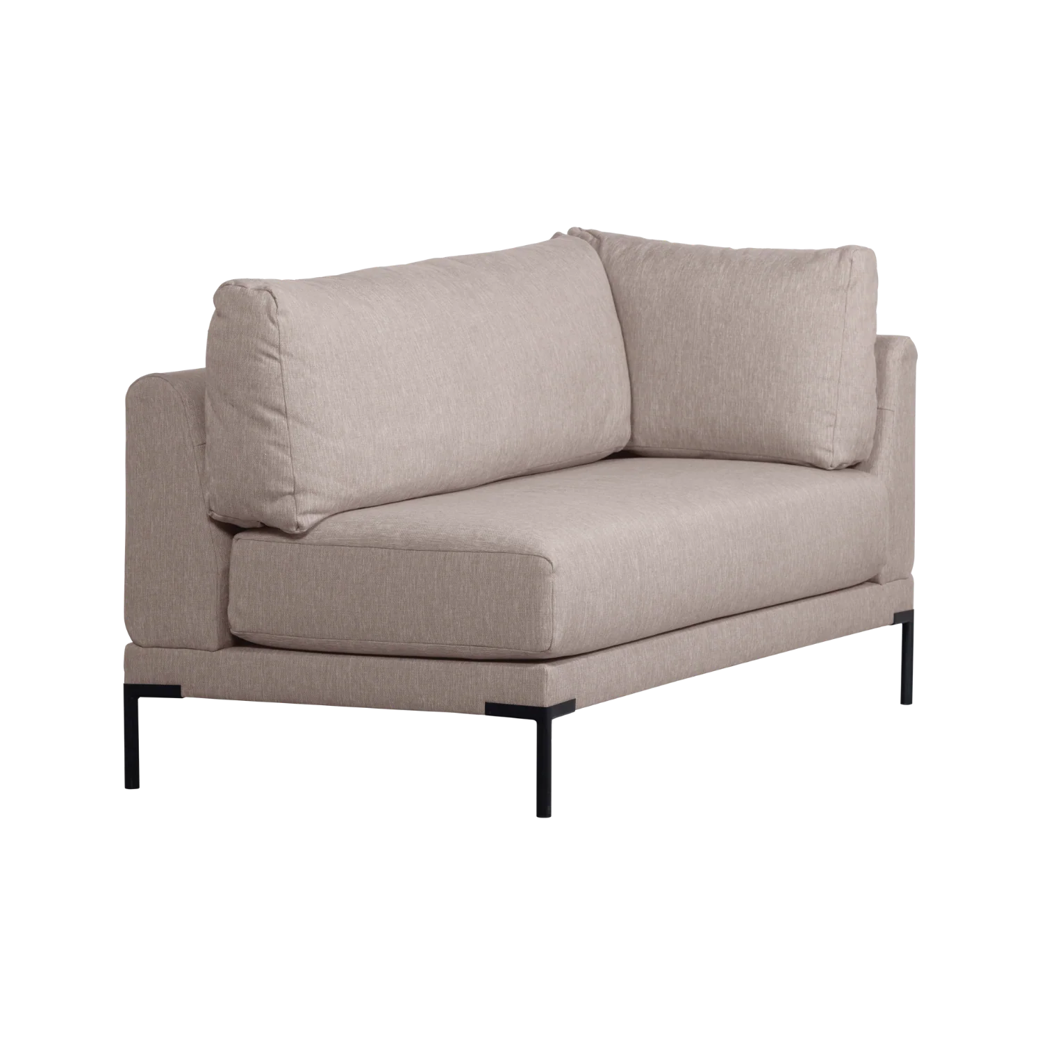 Szezlong lewostronny COUPLE DINING BENCH beżowy