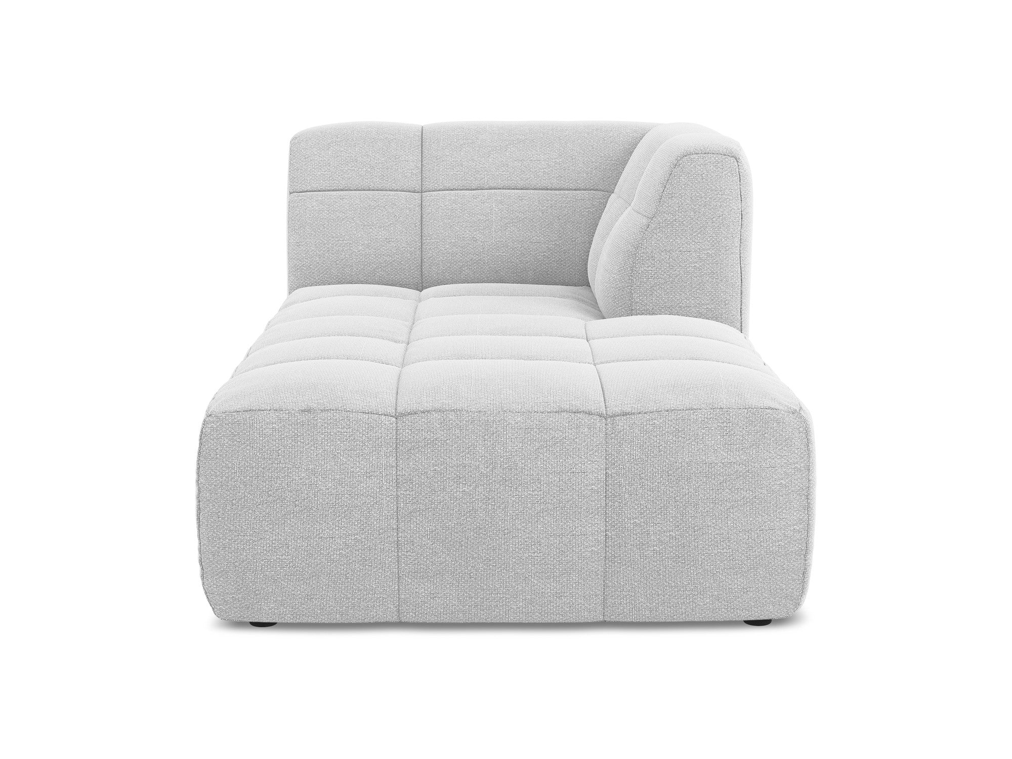 Szezlong prawostronny ALOHA srebrny boucle - Image 3
