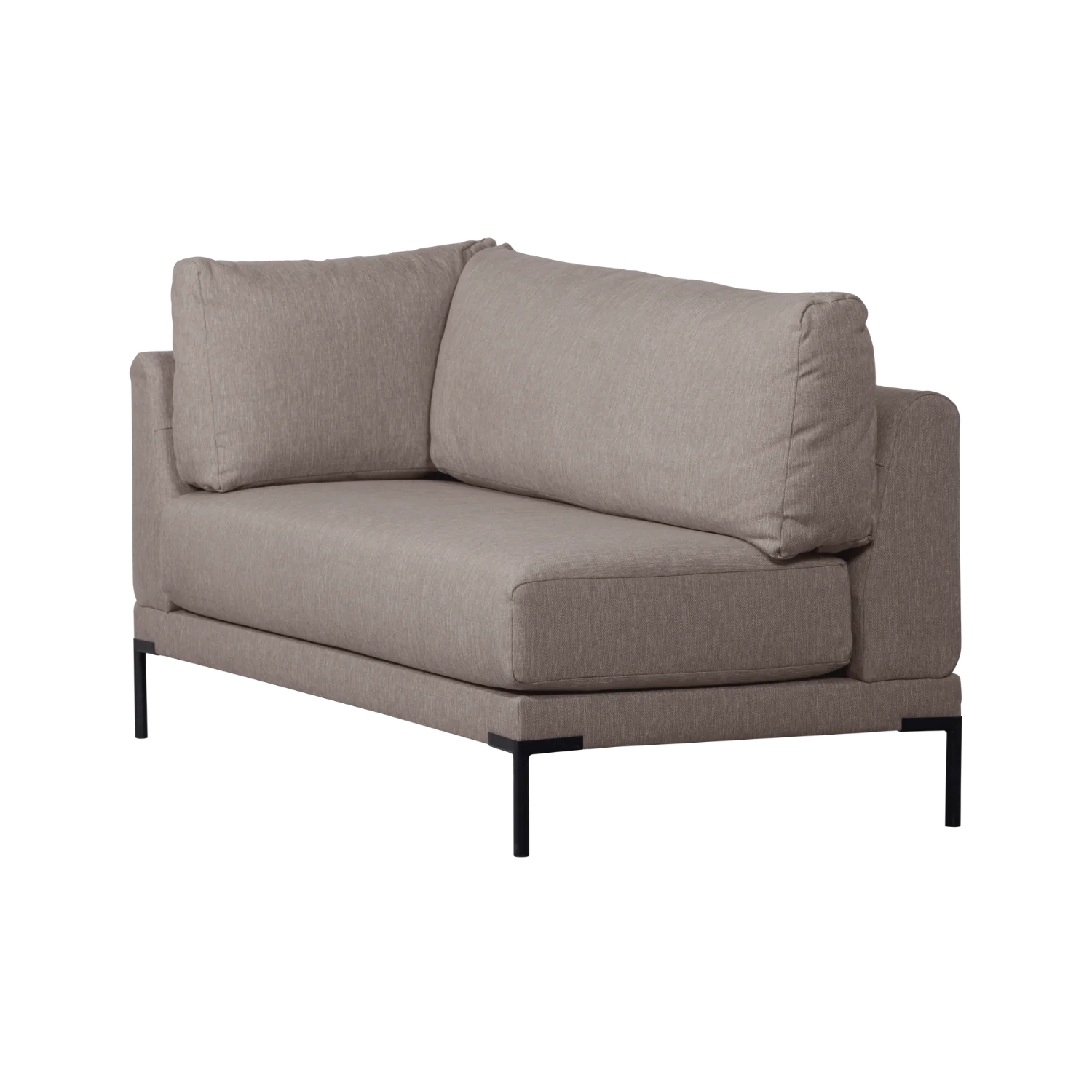 Szezlong prawostronny COUPLE DINING BENCH taupe