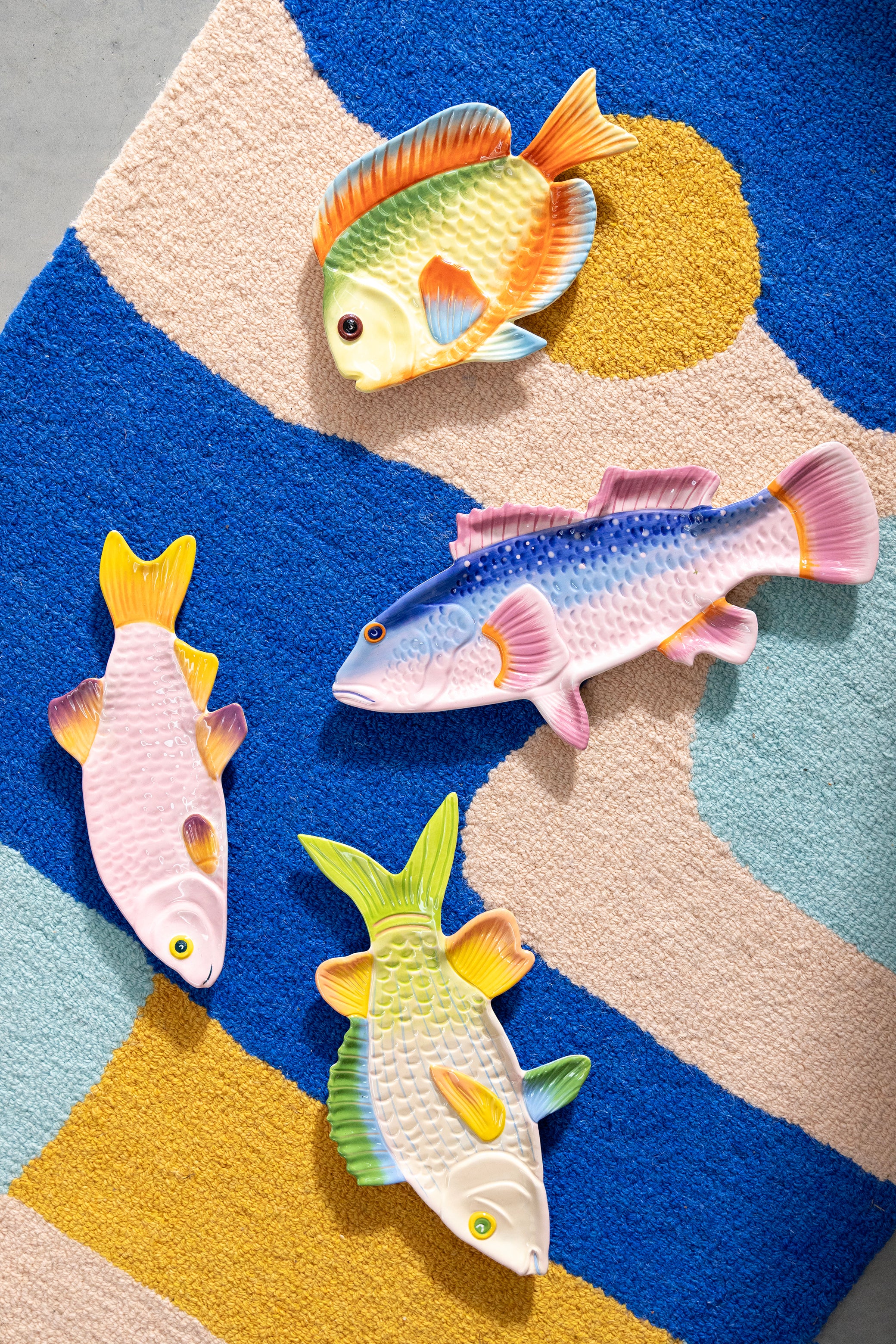 Talerz FISH RAINBOW kolorowy - Image 3