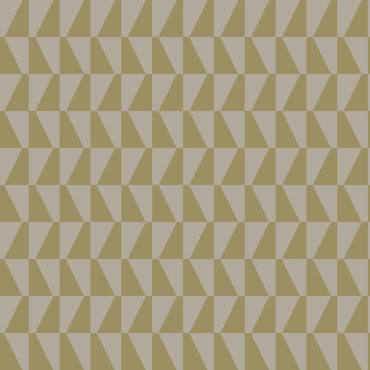 Tapeta flizelinowa papierowa z geometrycznym wzorem TRAPEZ beżowy ze złotym