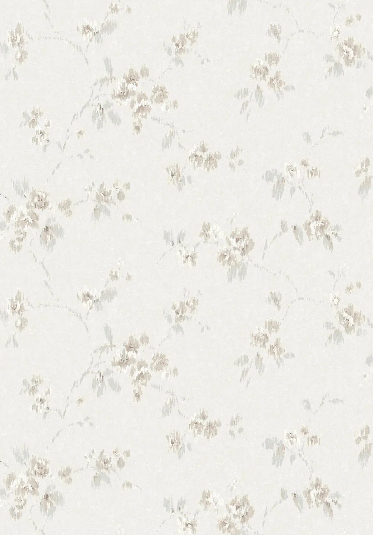 Tapeta flizelinowa papierowa z roślinnym wzorem VINTAGE ROSE jasnobeżowy - Image 4