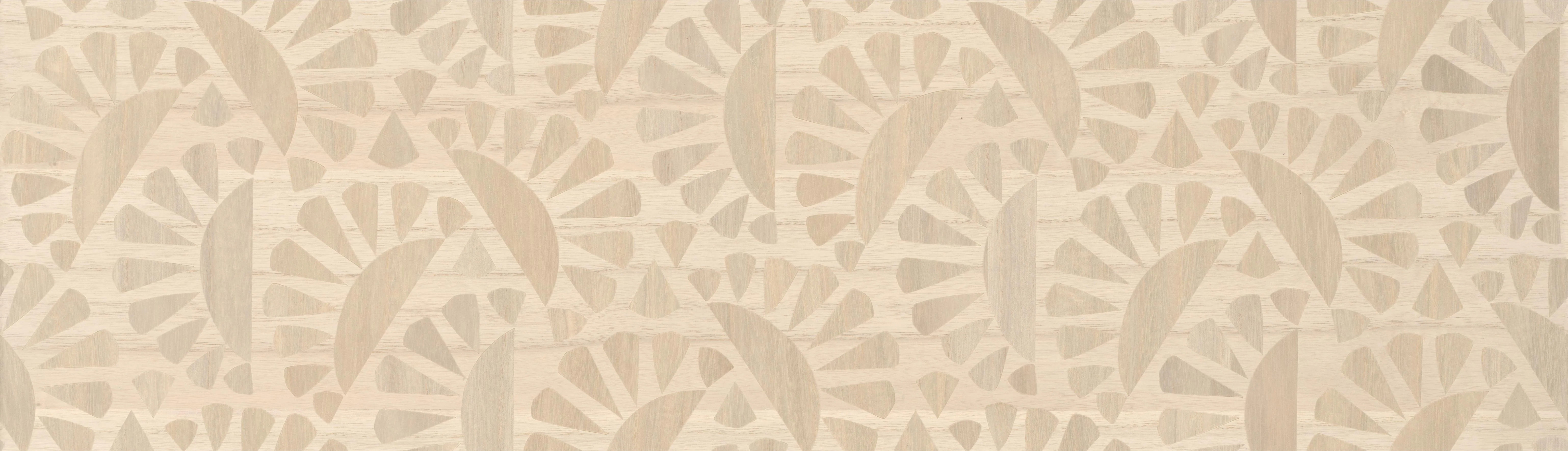 Tapeta fornirowana z geometrycznym wzorem WOODBLOCK BEETLE FLORA beżowy - Image 3