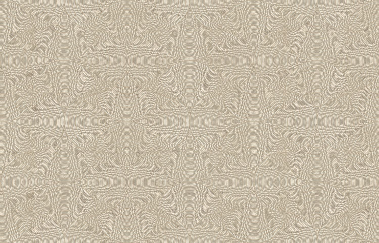 Tapeta strukturalna metaliczna z geometrycznym wzorem METEORE - SABLE/ARGENT piaskowy - Image 3