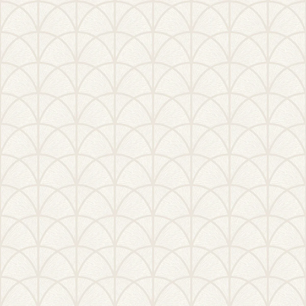 Tapeta flizelinowa papierowa z geometrycznym wzorem DECO ARCH złamana biel