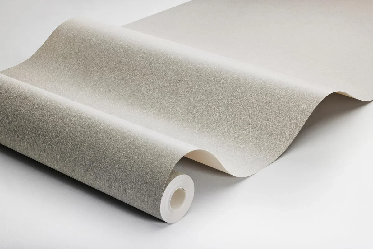 Tapeta strukturalna imitująca len LINEN - MUSCOT LINEN jasny brązowy - Image 4