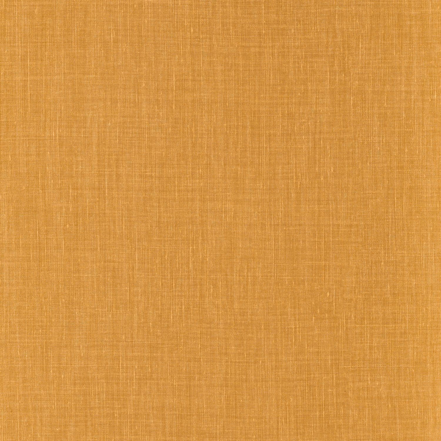 Tapeta strukturalna imitująca lniane płótno SHINOK - OCRE pomarańczowy