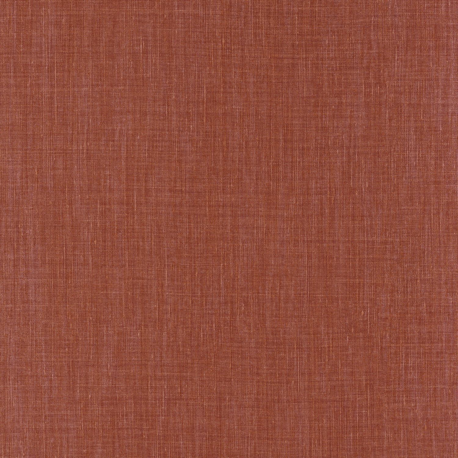 Tapeta strukturalna imitująca lniane płótno SHINOK - TERRACOTTA terakota