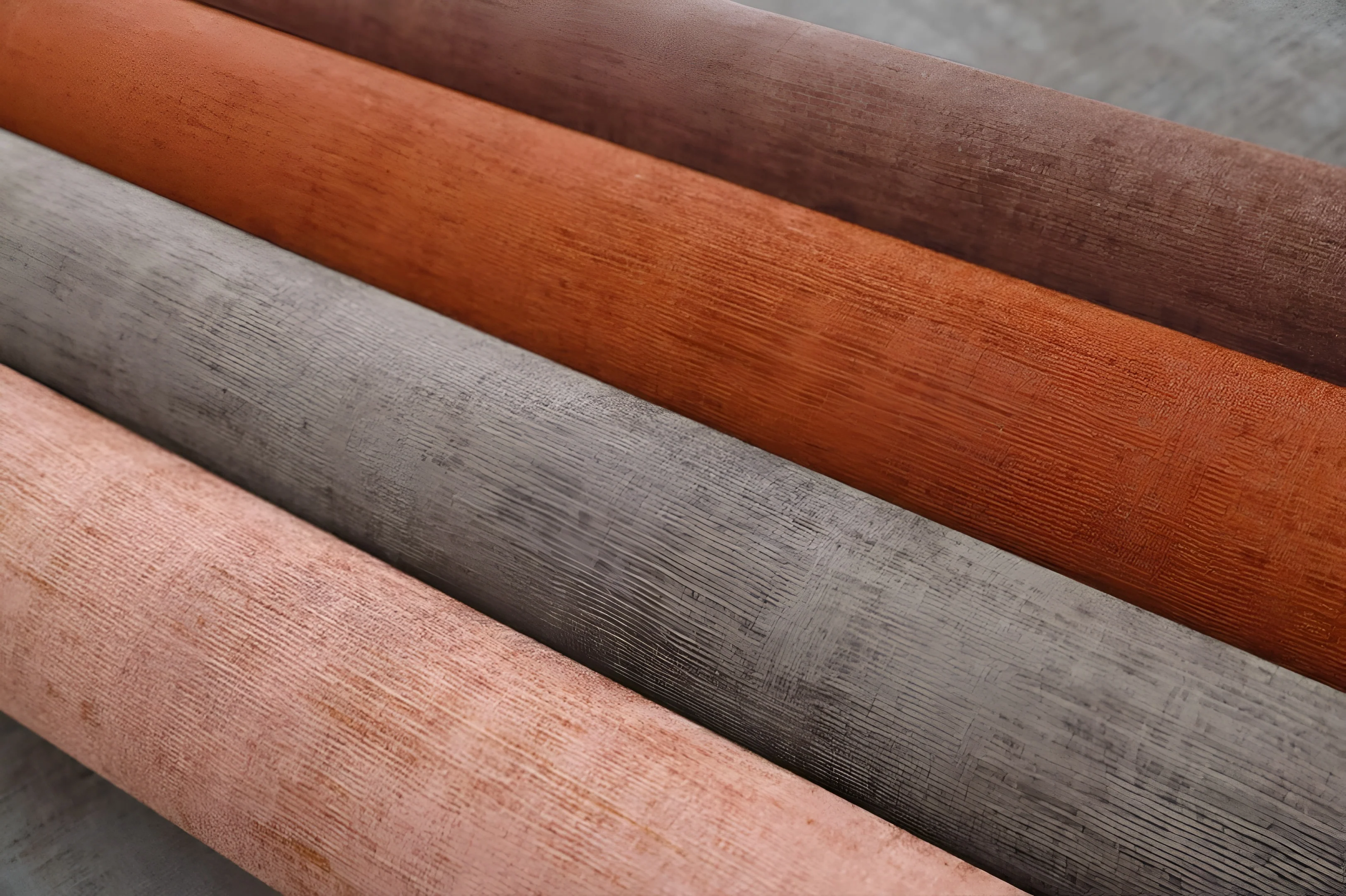 Tapeta strukturalna imitująca przetarte płótno JOHARA - ASH GREY popielaty - Image 9