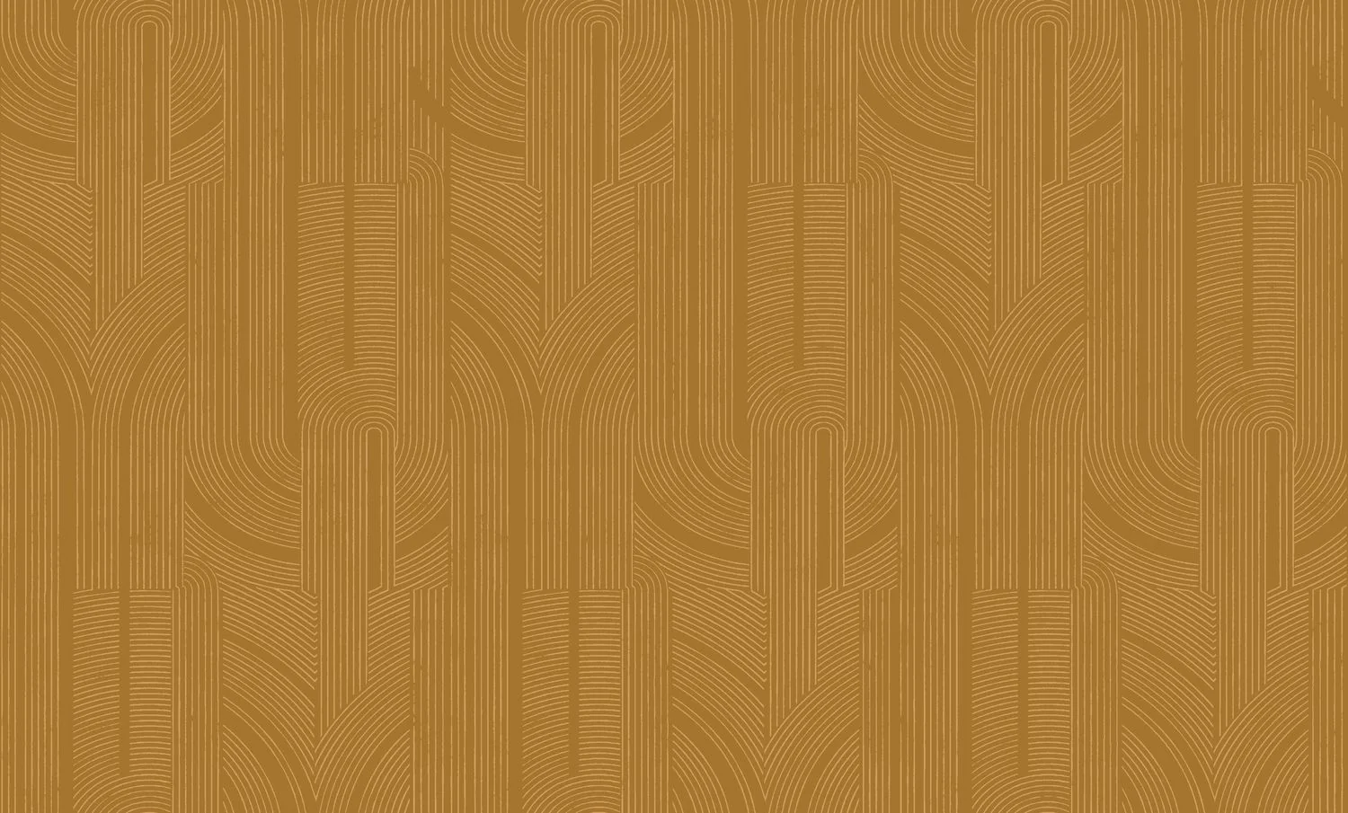 Tapeta metaliczna z geometrycznym wzorem w linie PORTE DORÉE - AMBRE/DORÉ żółty ze złotym - Image 4
