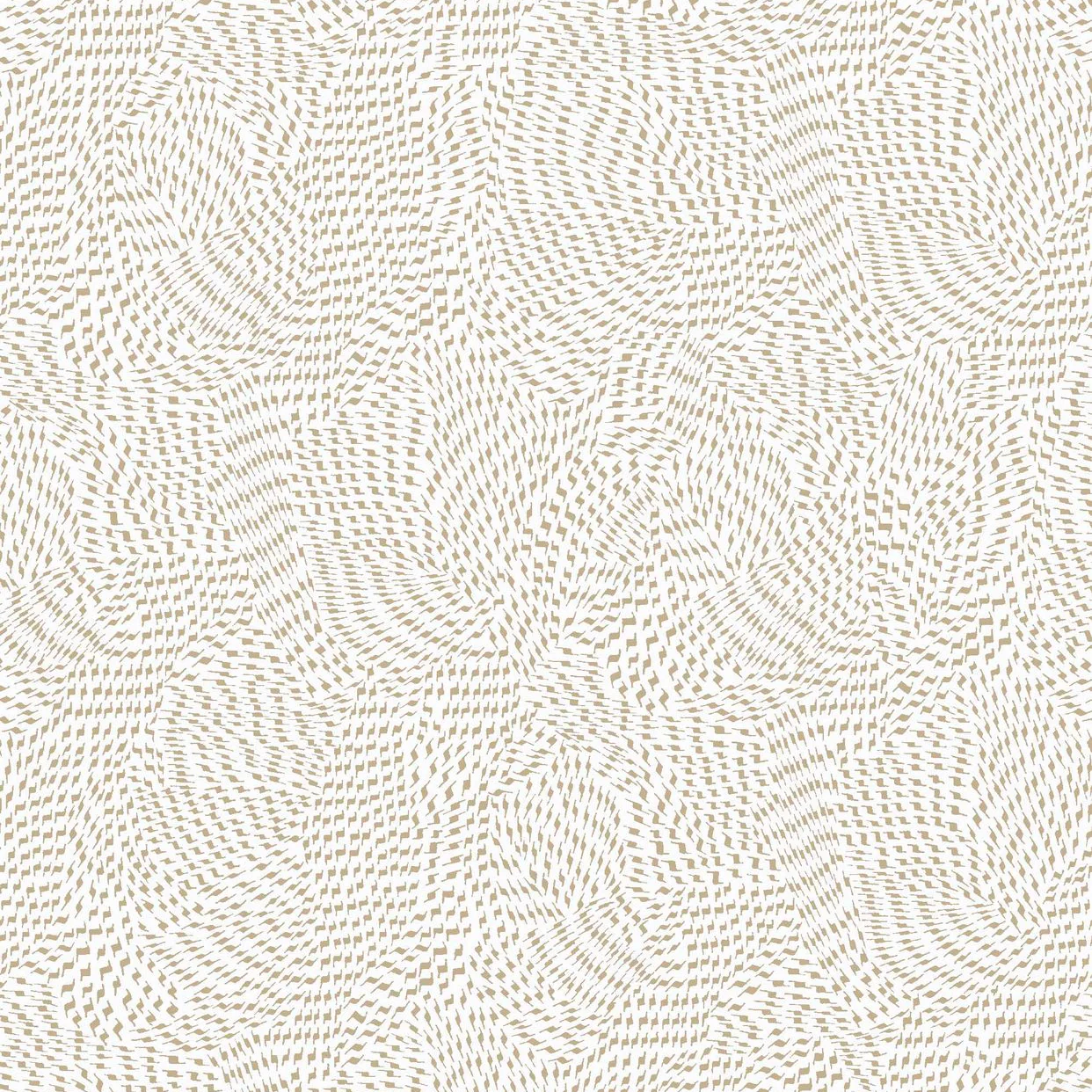 Tapeta z abstrakcyjnym wzorem PASSY - BLANC/BEIGE biały z beżowym