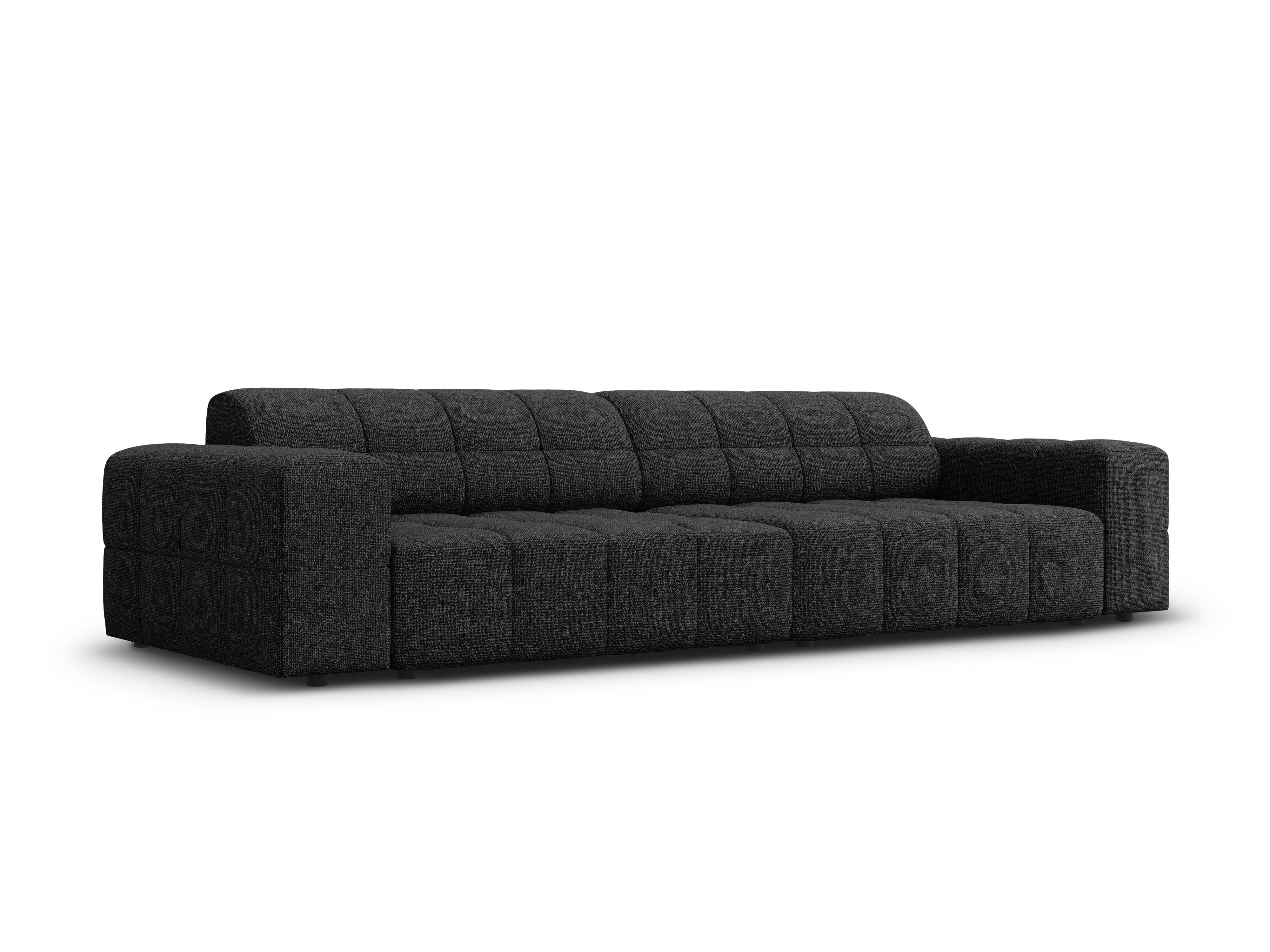 Sofa 4-osobowa CHICAGO czarny szenil - Image 7