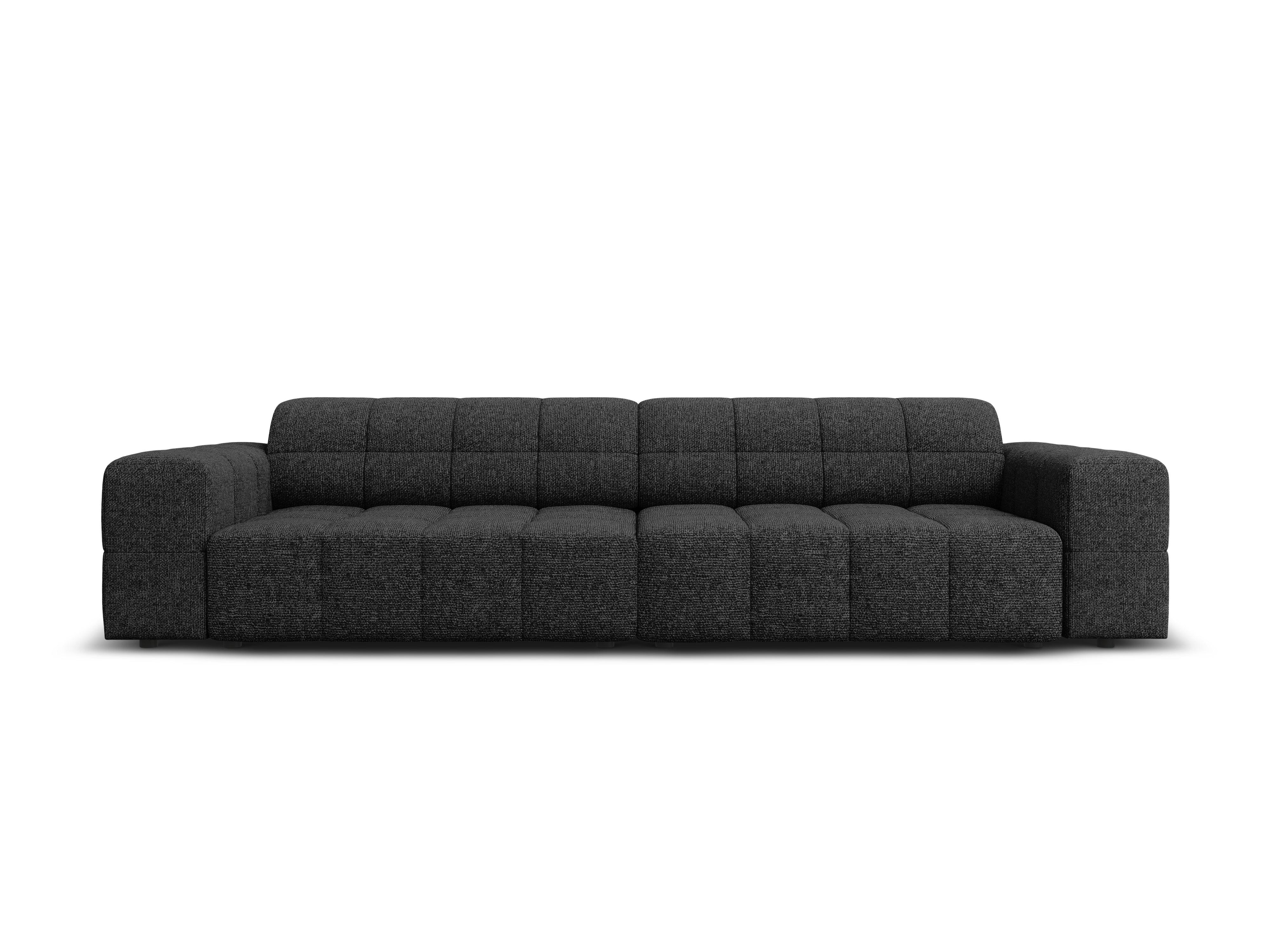 Sofa 4-osobowa CHICAGO czarny szenil - Image 9