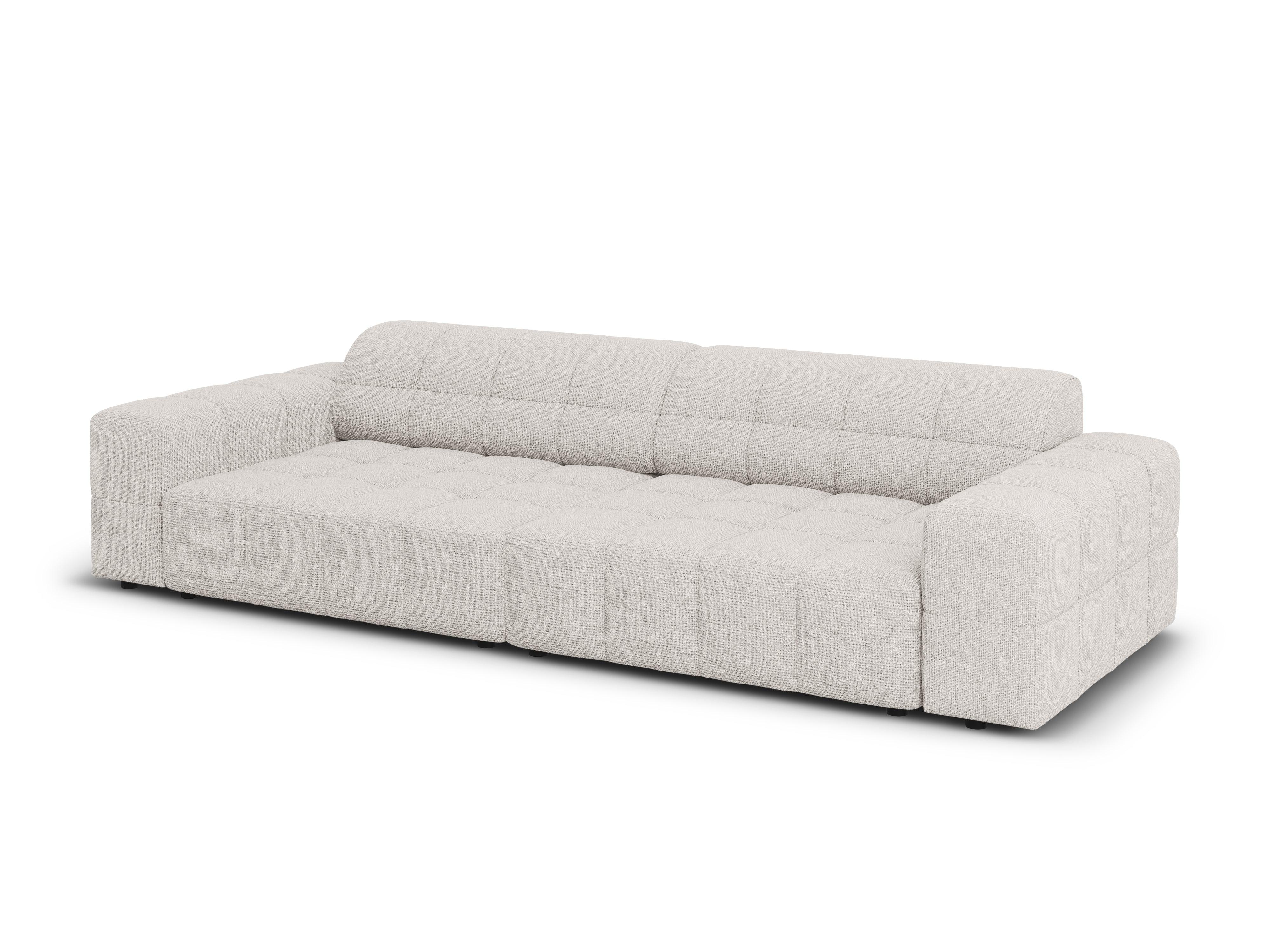 Sofa 4-osobowa CHICAGO jasnoszary szenil - Image 10