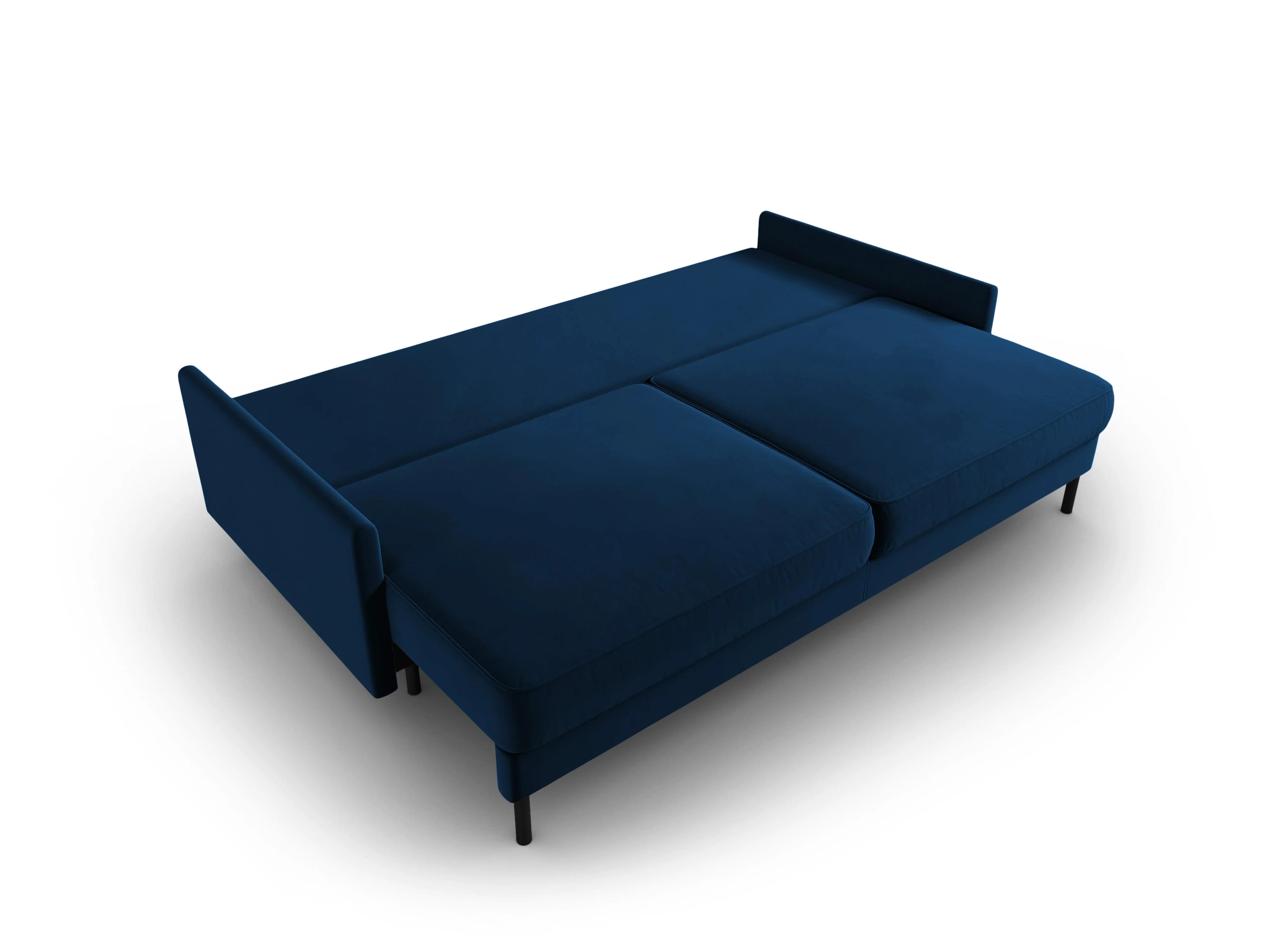 Sofa aksamitna z funkcją spania SCOTT granat królewski - Image 4