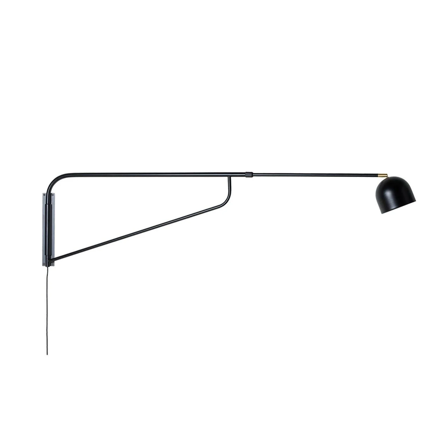 Lampa ścienna na wysięgniku BELLMAN czarny