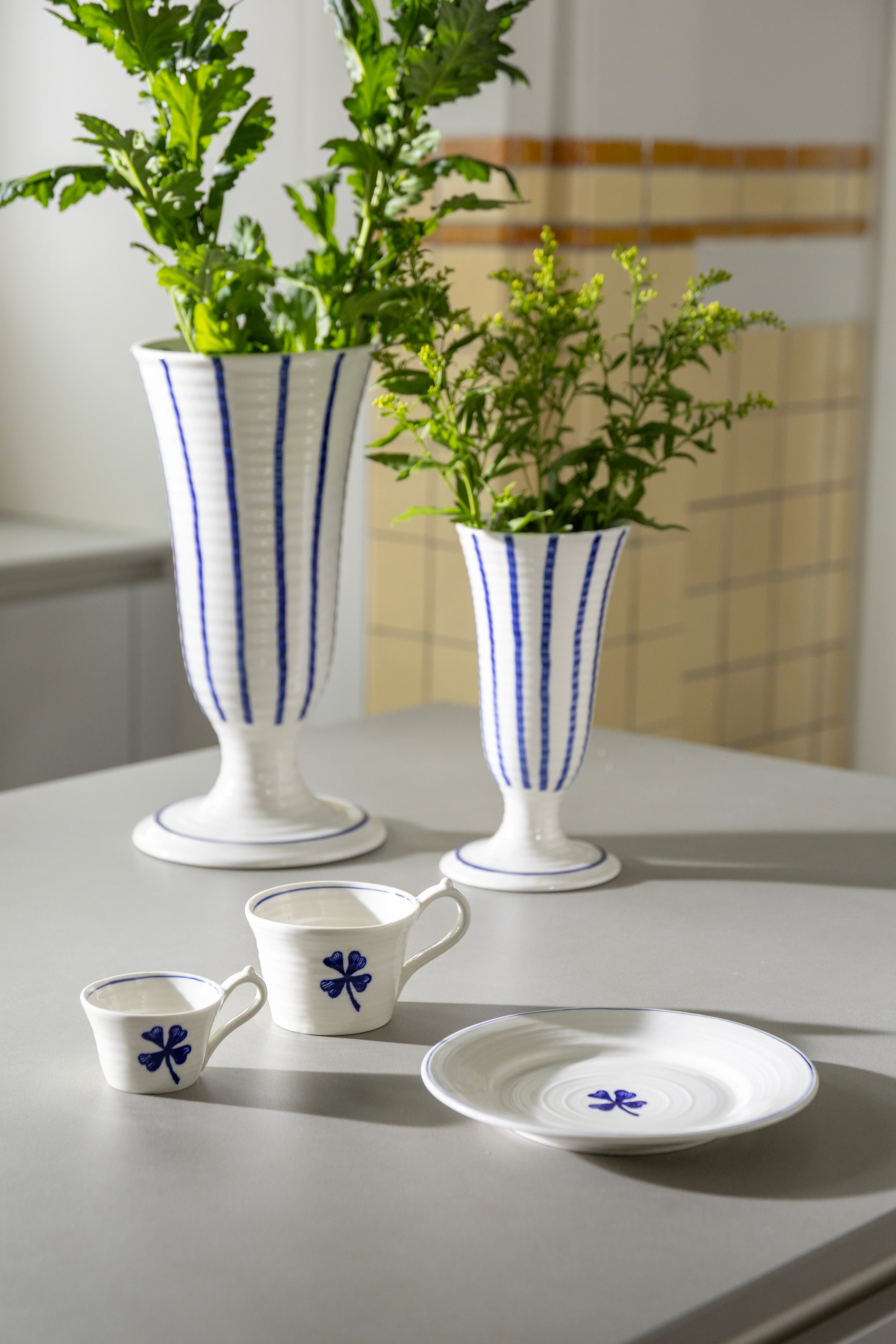 Wazon ANOUK LILIUM biały z niebieskim - Image 7