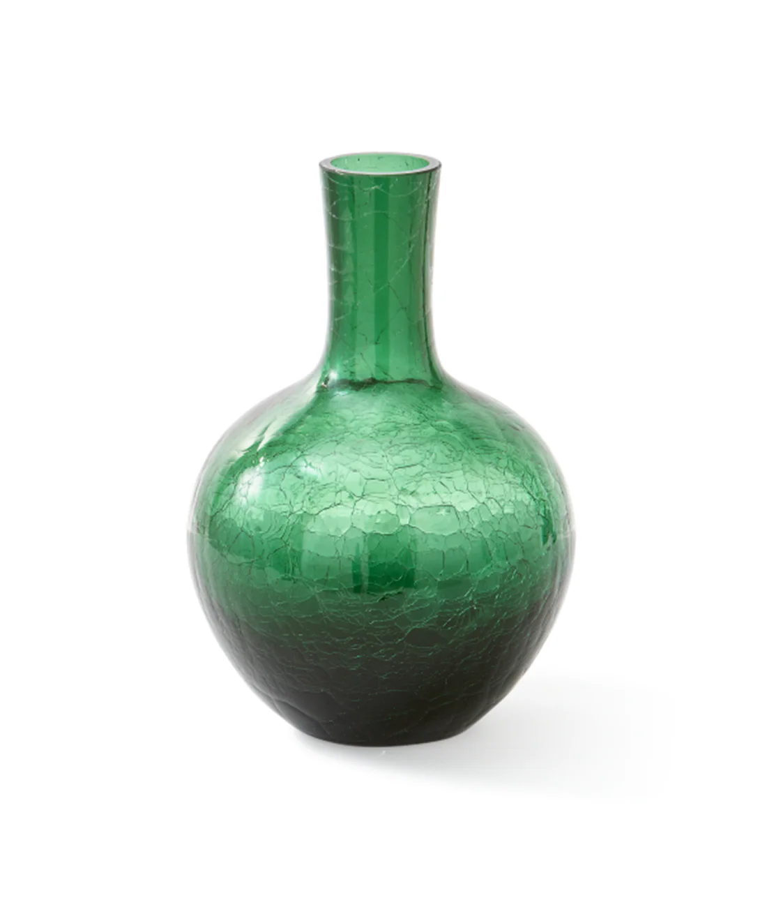 Wazon CRACKLED GLASS ciemnozielony - Image 7