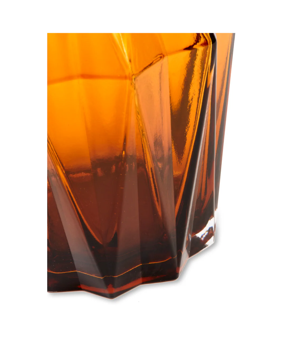 Wazon FOLDS GLASS bursztynowy - Image 4