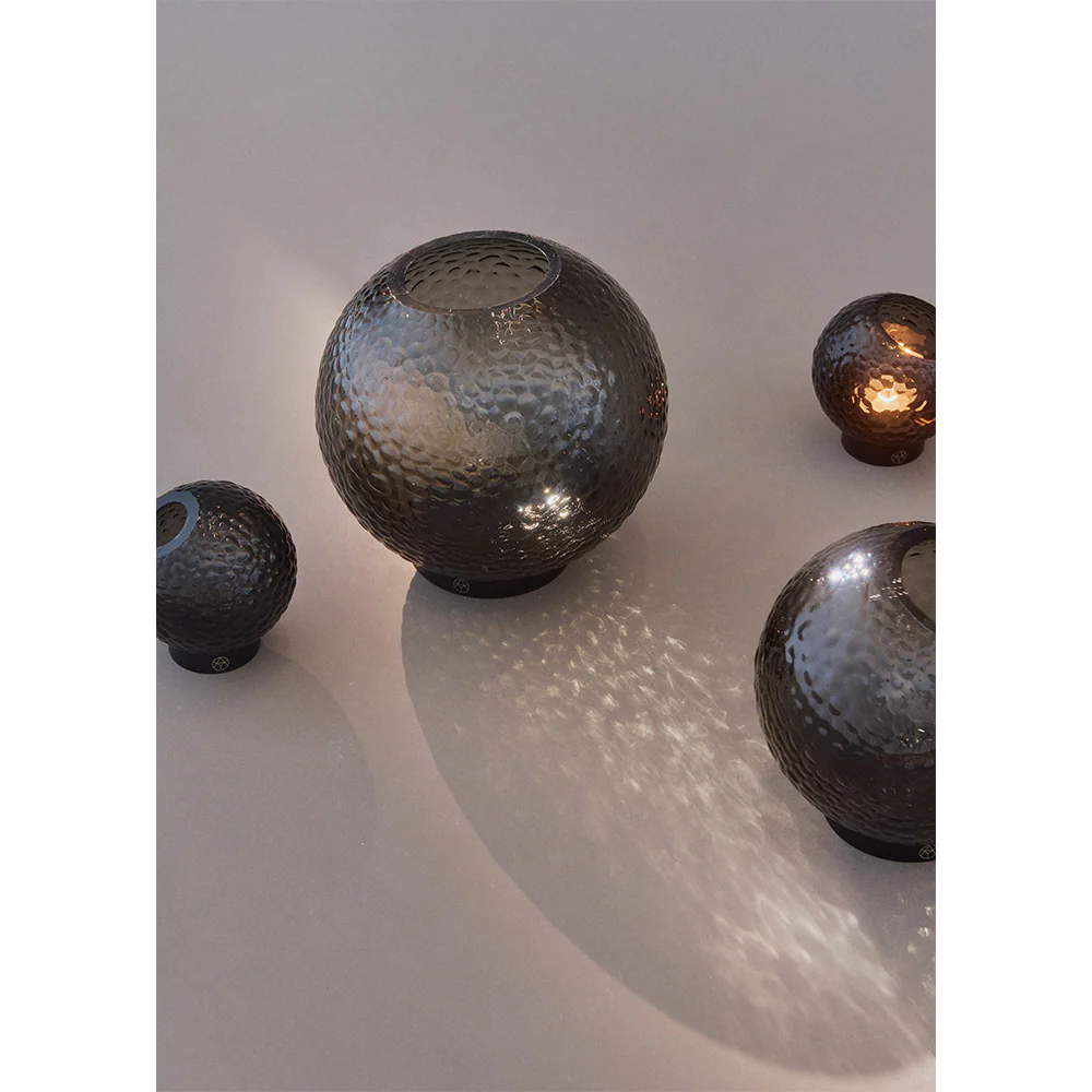Wazon GLOBE BUBBLES czarne szkło - Image 4