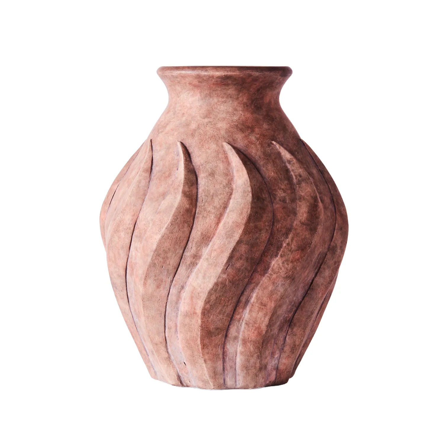 Wazon SWIRL brązowa ceramika
