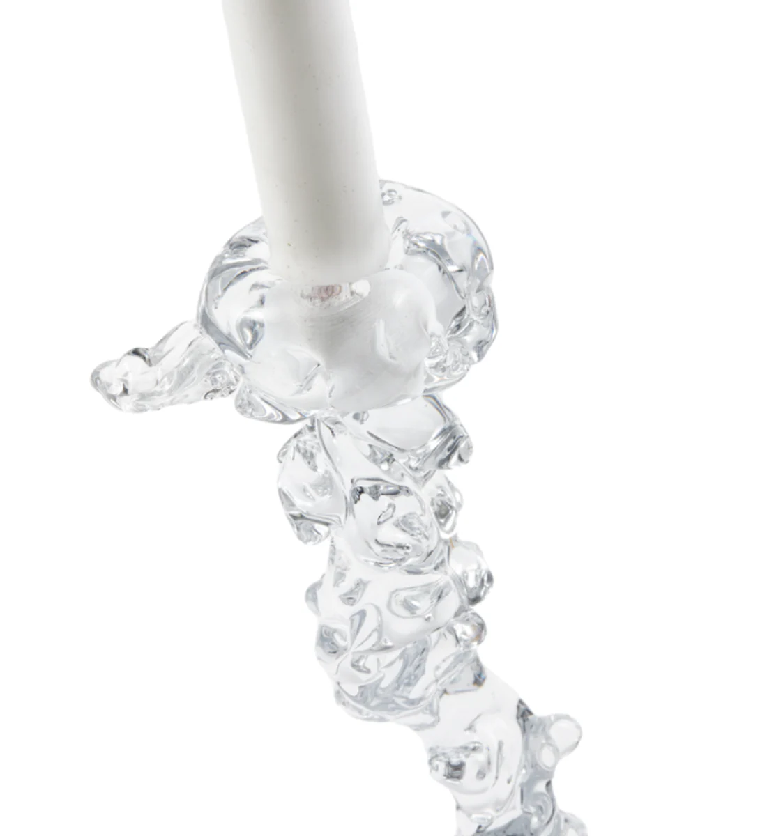 Świecznik GLASS DRIP transparentny - Image 8