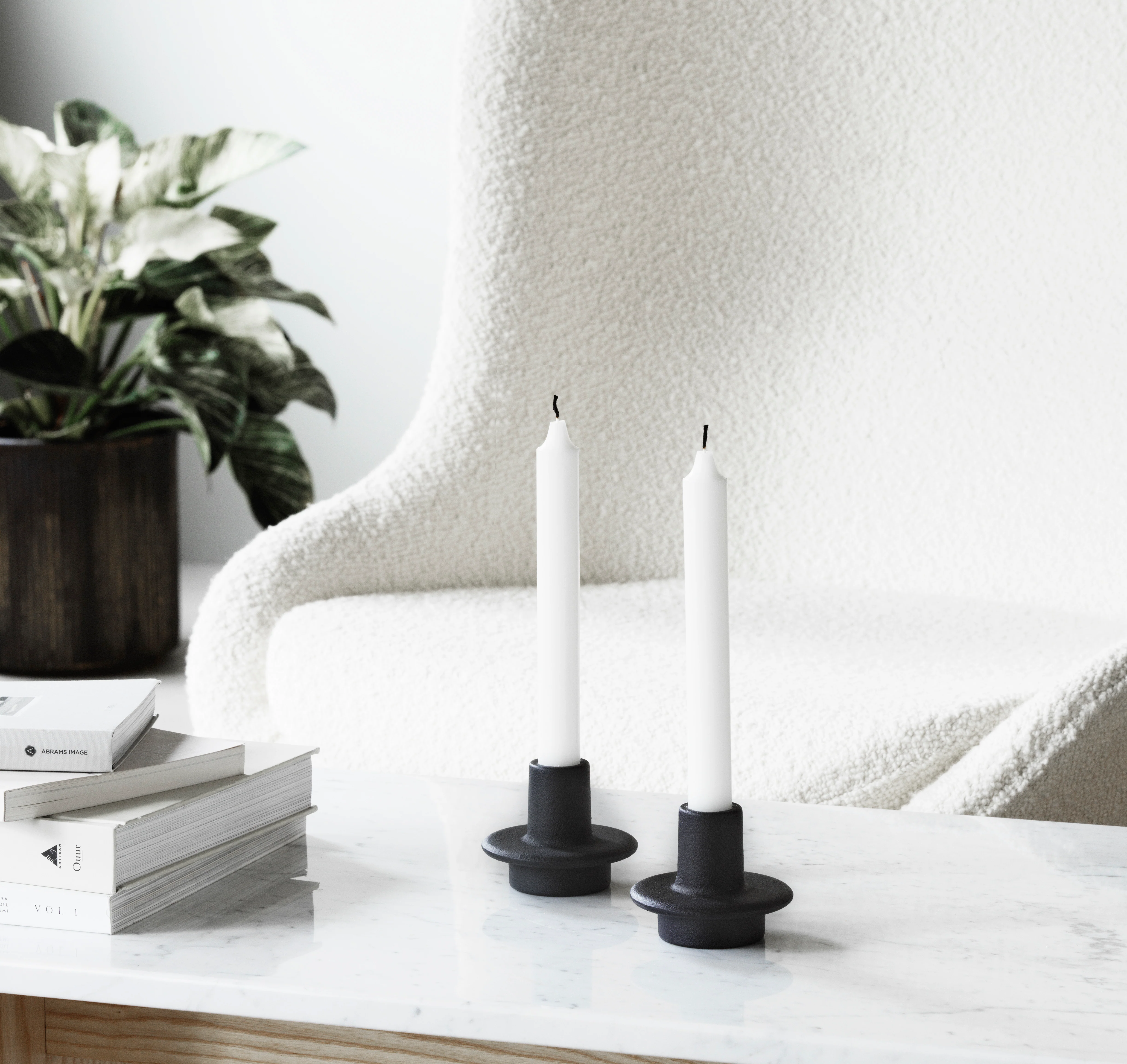 Świecznik HEIMA CANDLESTICK czarne żeliwo - Image 6