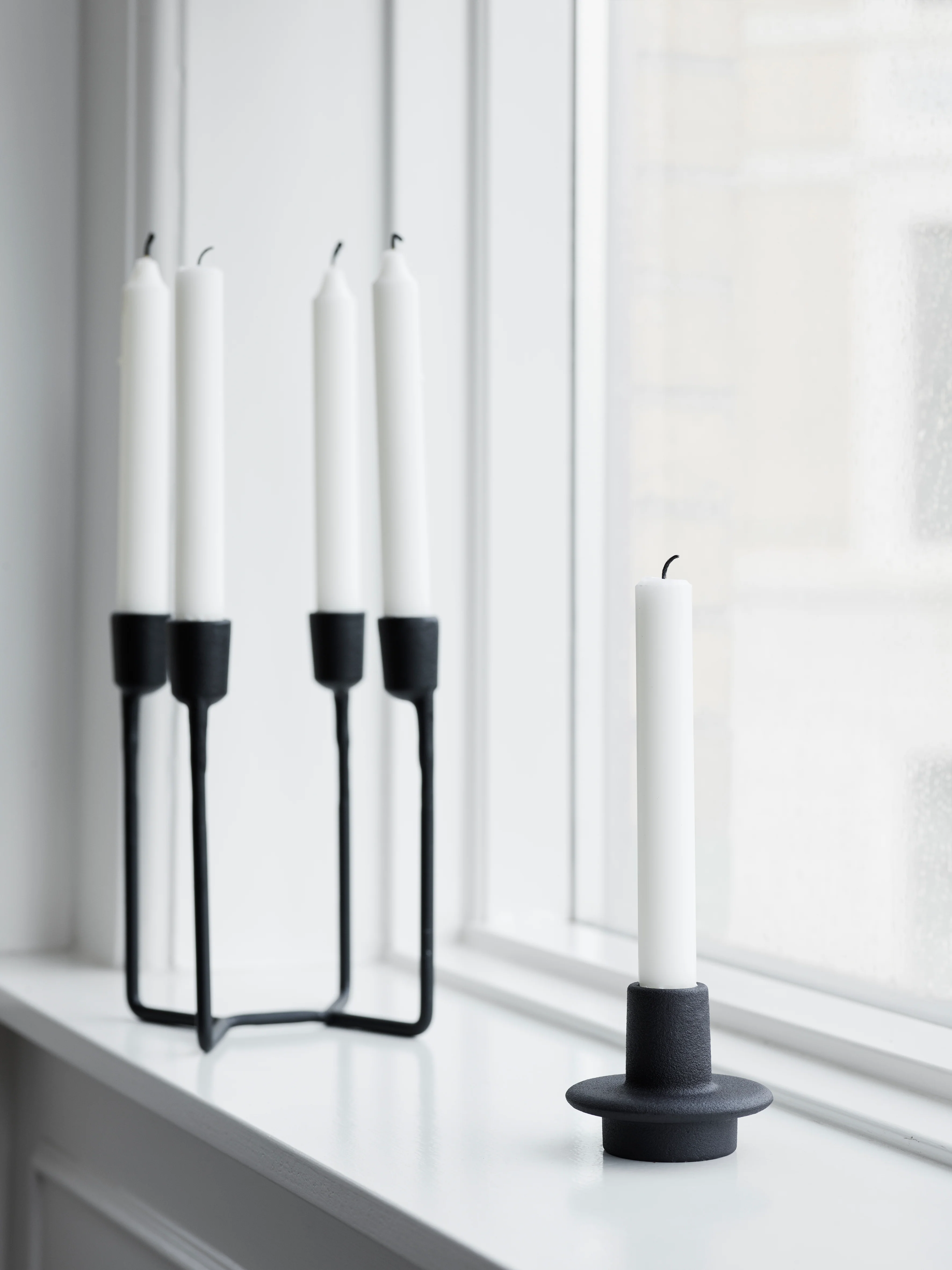 Świecznik HEIMA CANDLESTICK czarne żeliwo - Image 7