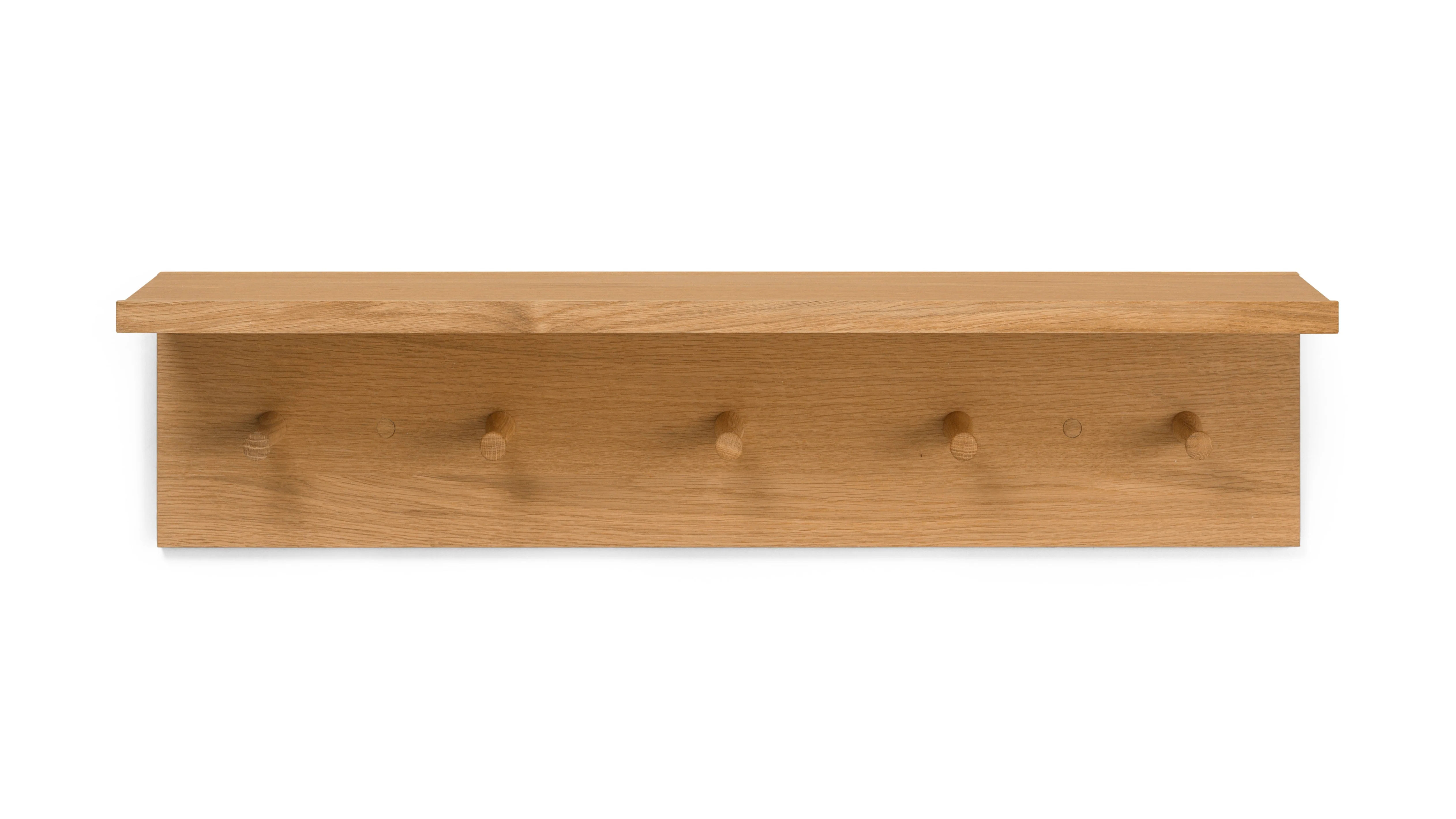Wieszak z półką PLACE RACK olejowany fornir dębowy - Image 12