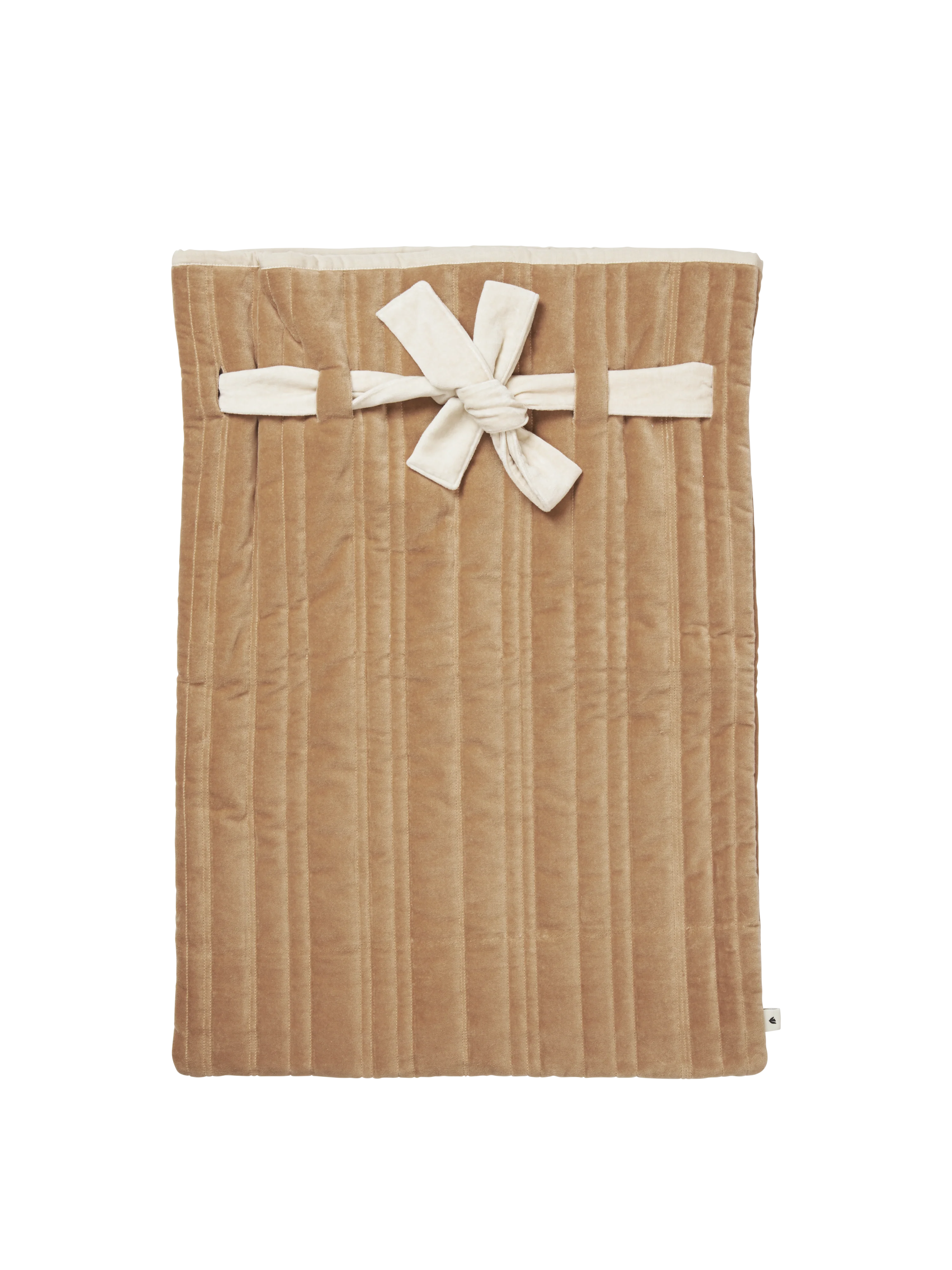 Worek na prezenty VARI QUILTED SACK brązowy z białym - Image 5