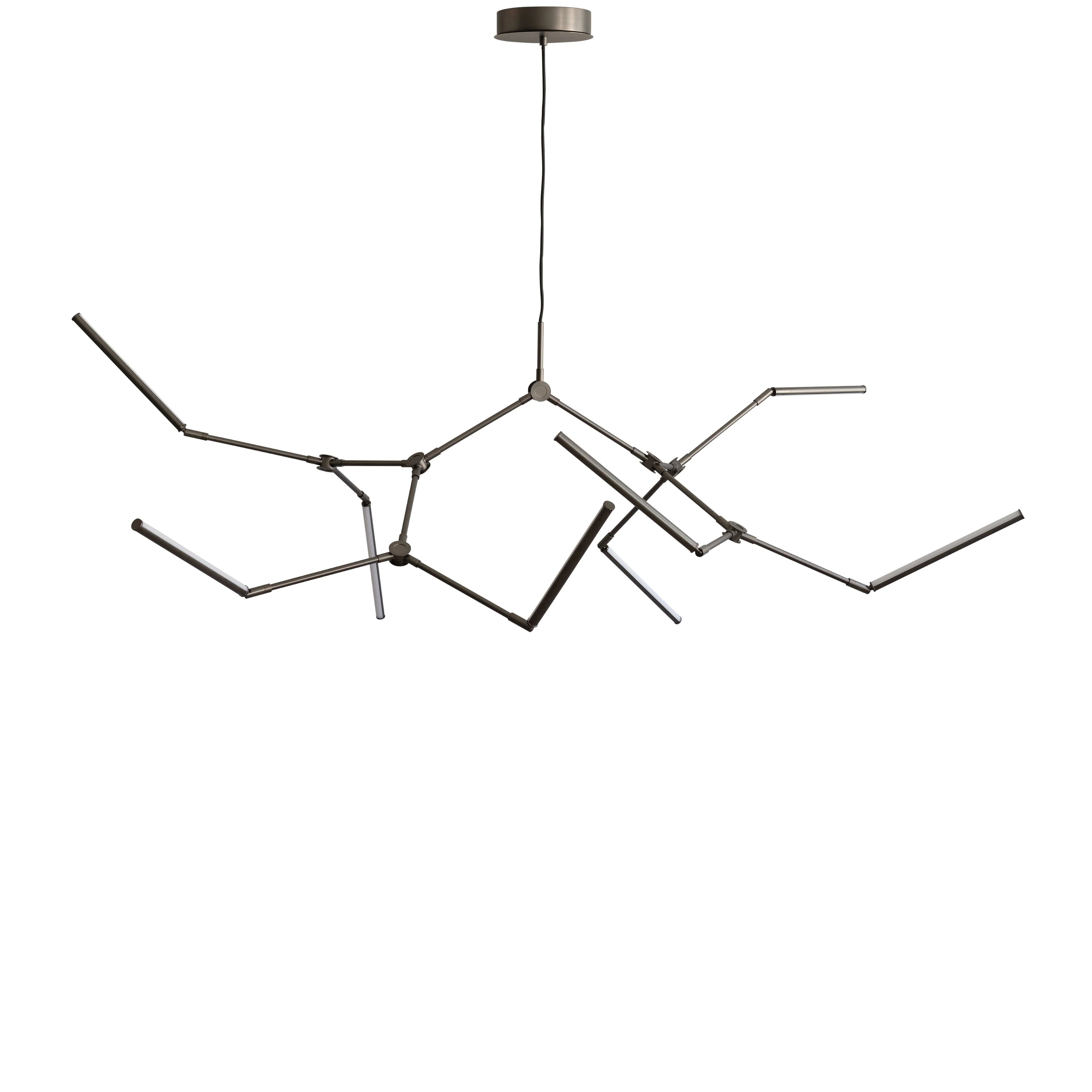Żyrandol STICK brązowy - Image 3