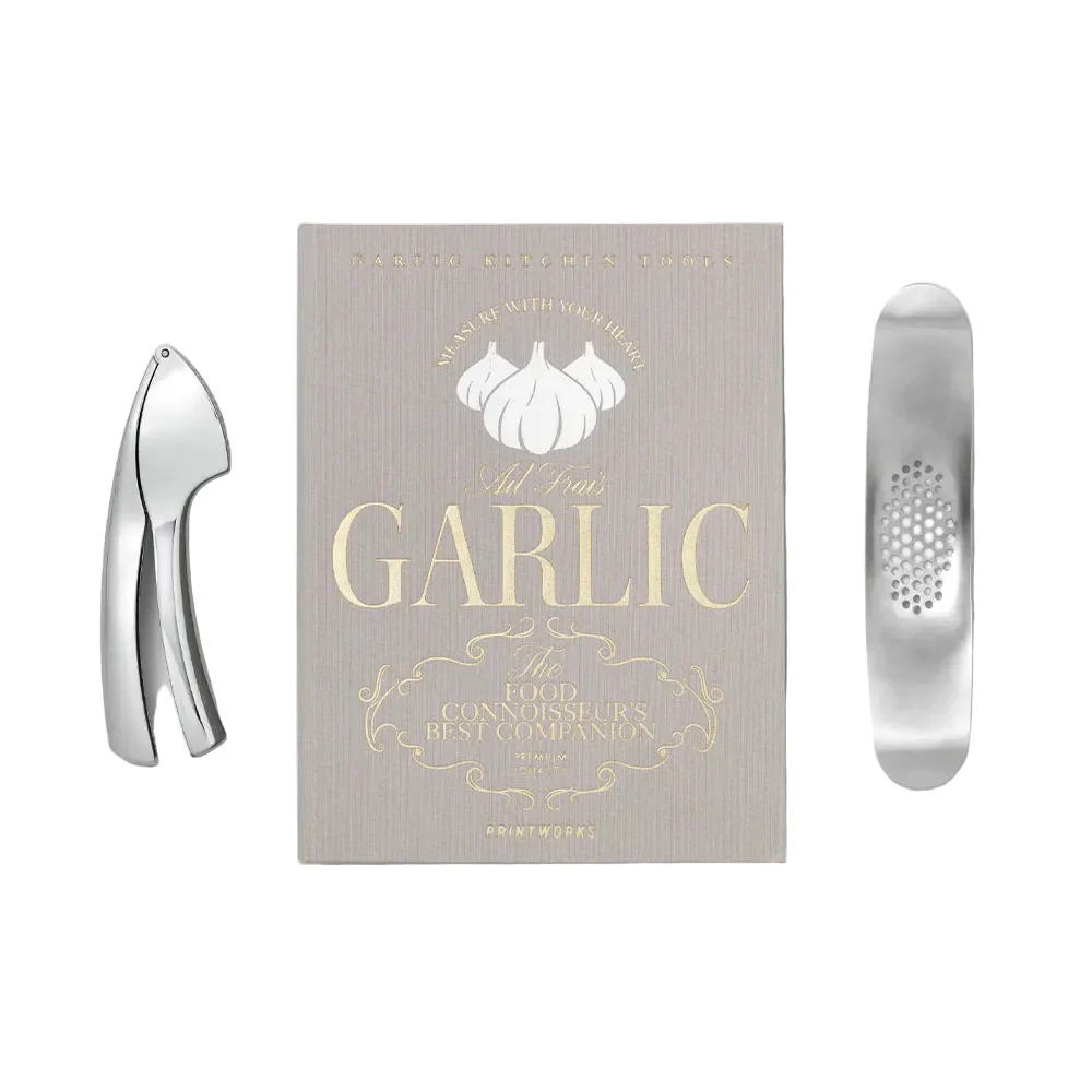 Zestaw do czosnku GARLIC TOOLS szary
