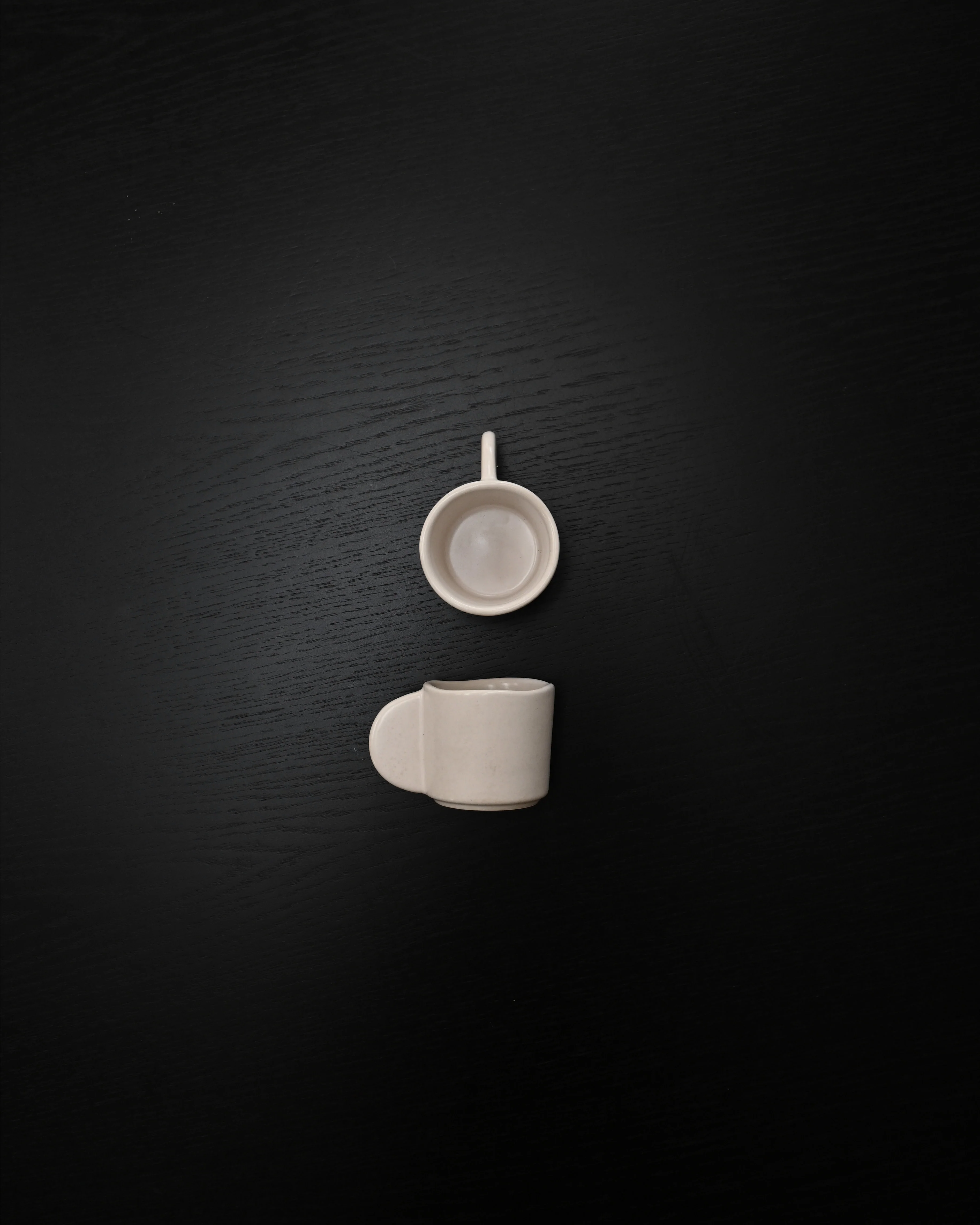 Zestaw kubków do espresso NATIVE biała kamionka - Image 4