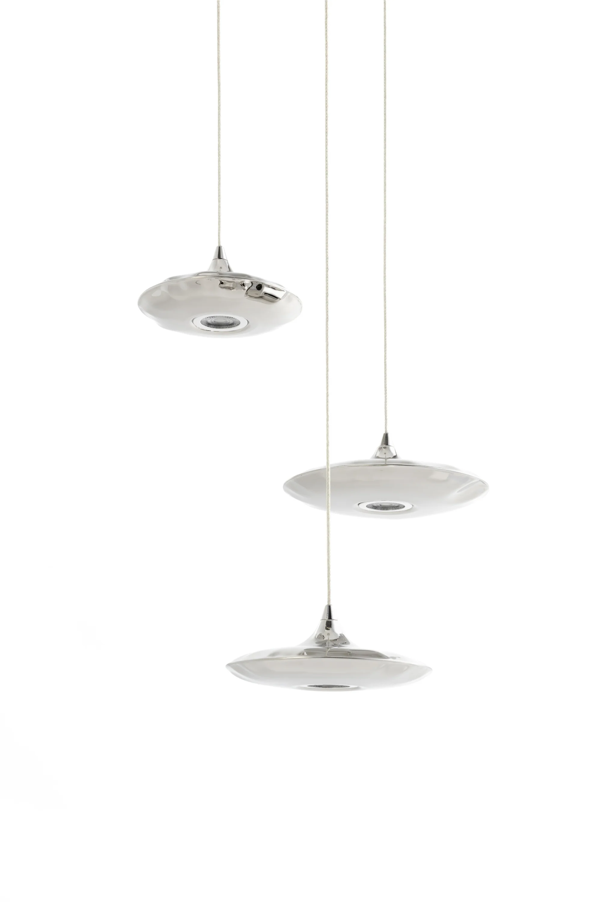 Zestaw lamp wiszących LAMPIN inox - Image 4