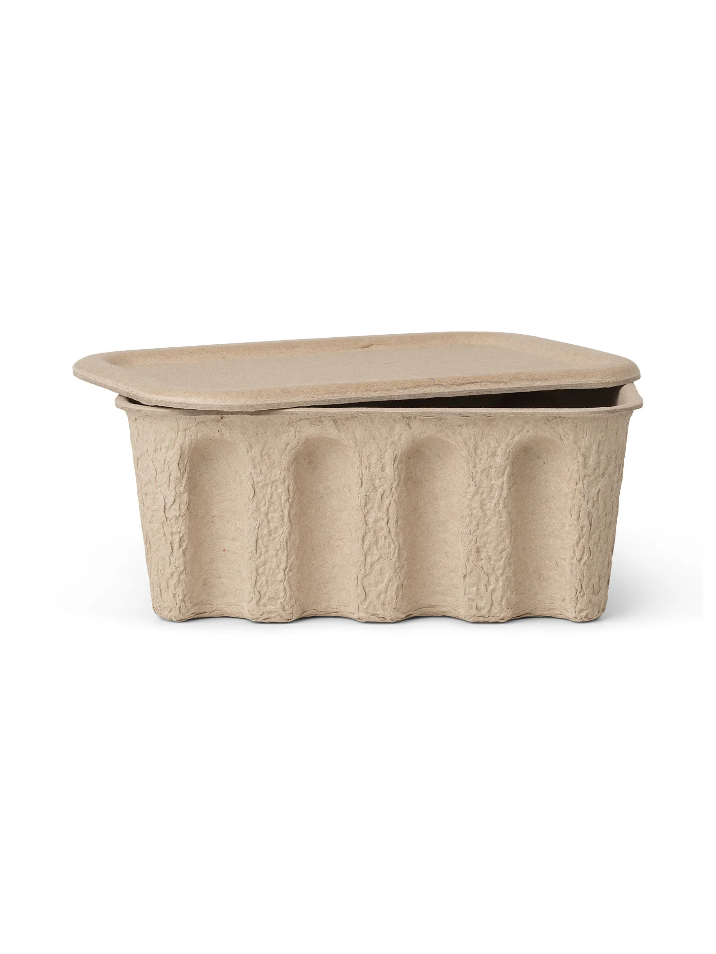 Zestaw pudełek do przechowywania PAPER PULP BOX beżowy - Image 3